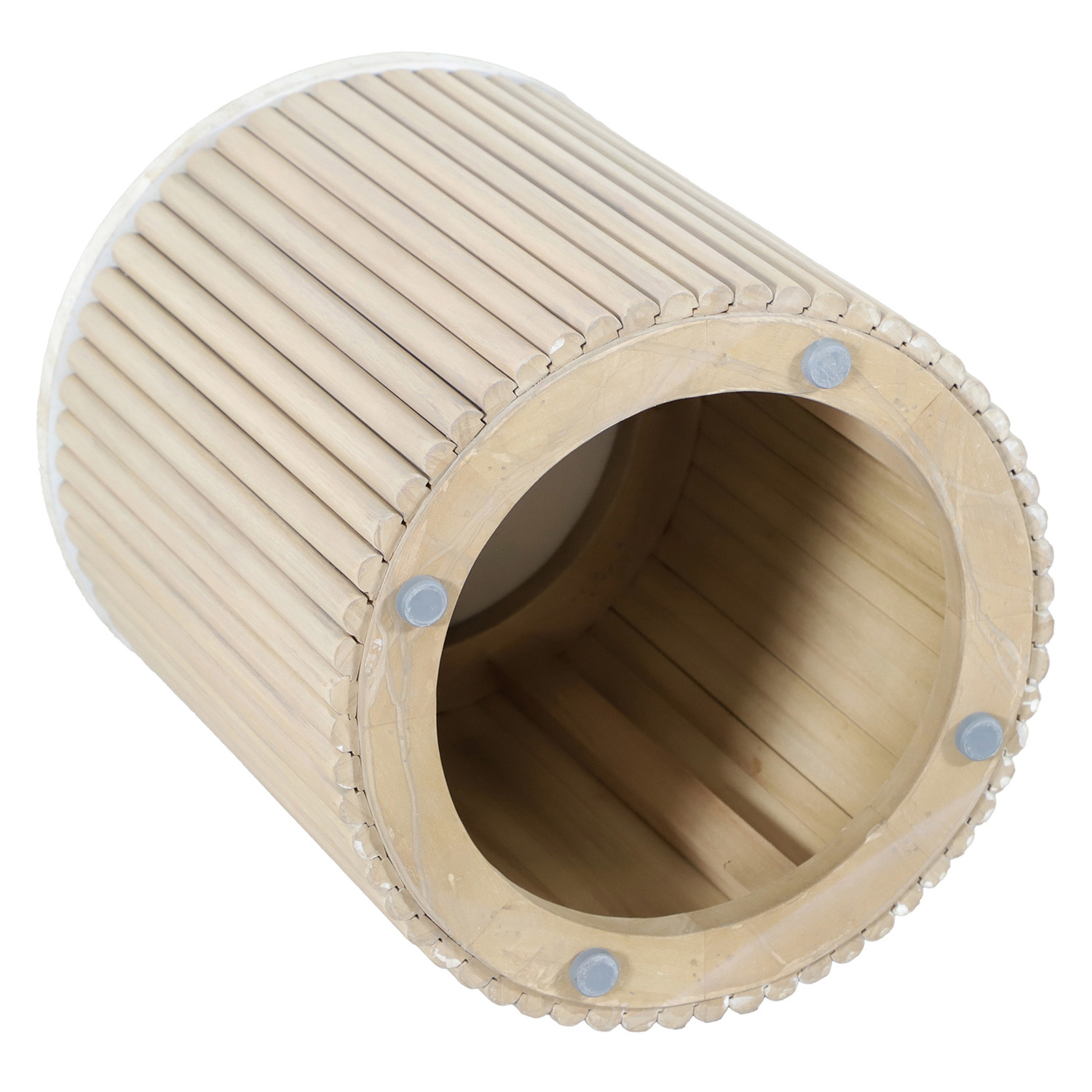 Como Eucalyptus Wood Outdoor Side Table