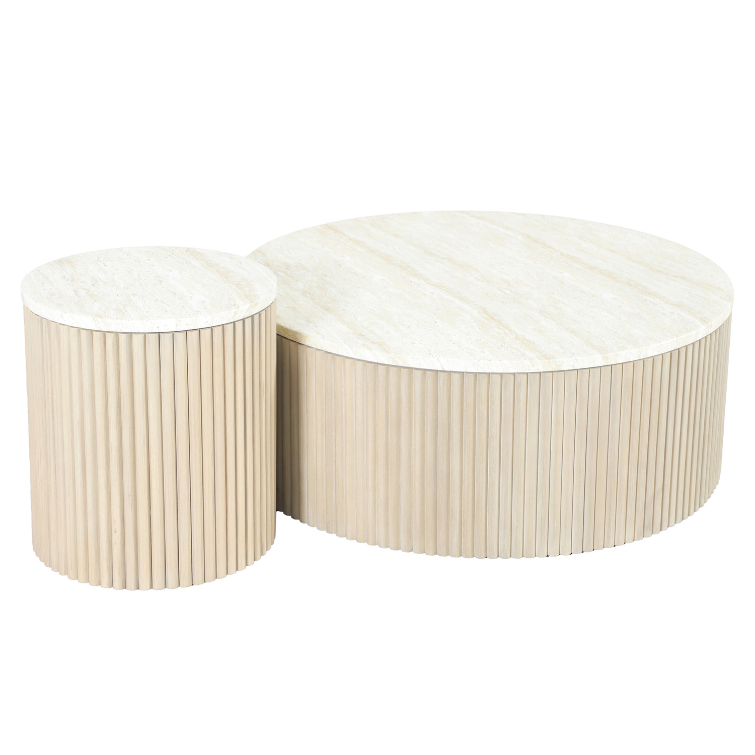 Como Eucalyptus Wood Outdoor Side Table