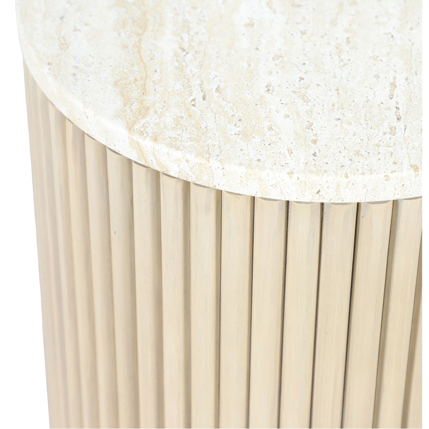 Como Eucalyptus Wood Outdoor Side Table