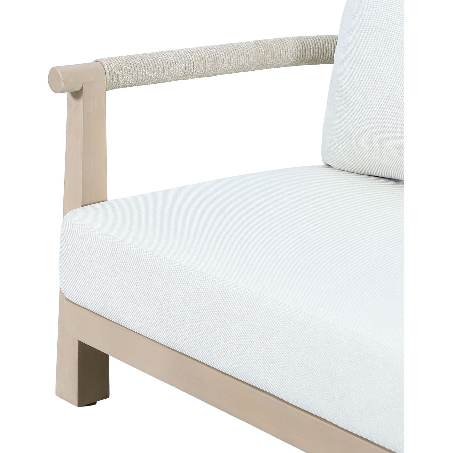 4 Seater Crescent Eucalyptus Wood Outdoor Lounge Set
