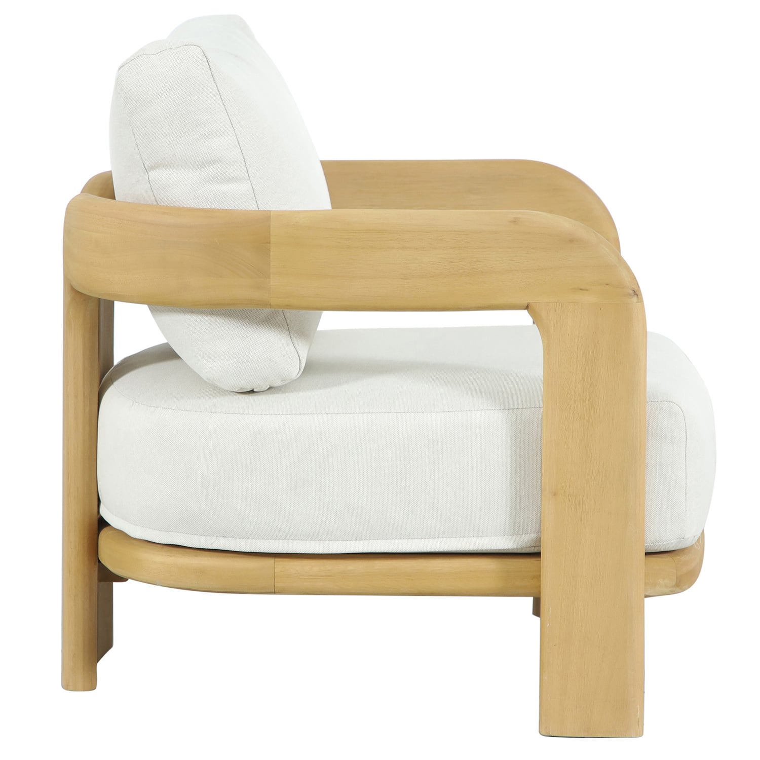 4 Seater Bellara Eucalyptus Wood Outdoor Lounge Set