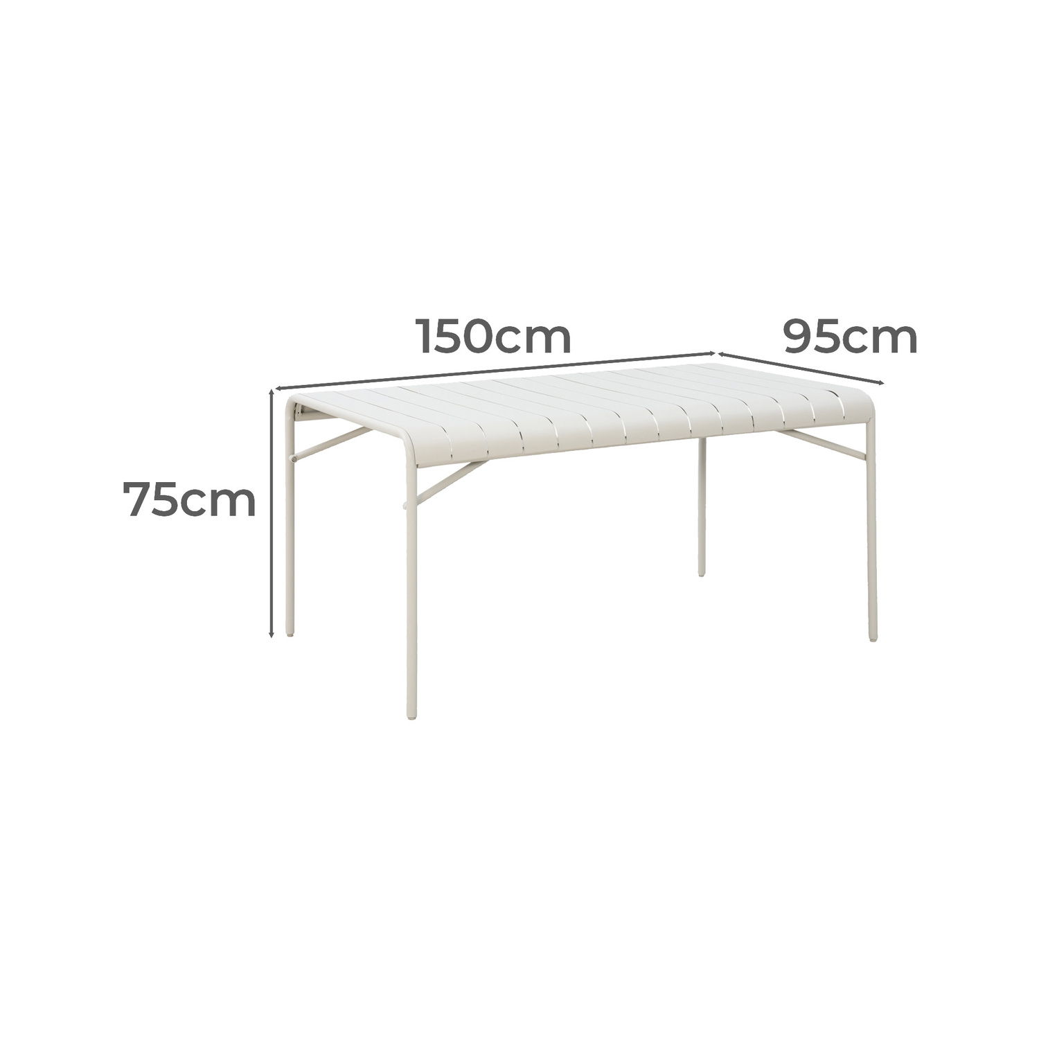 Otti Steel Outdoor Dining Set