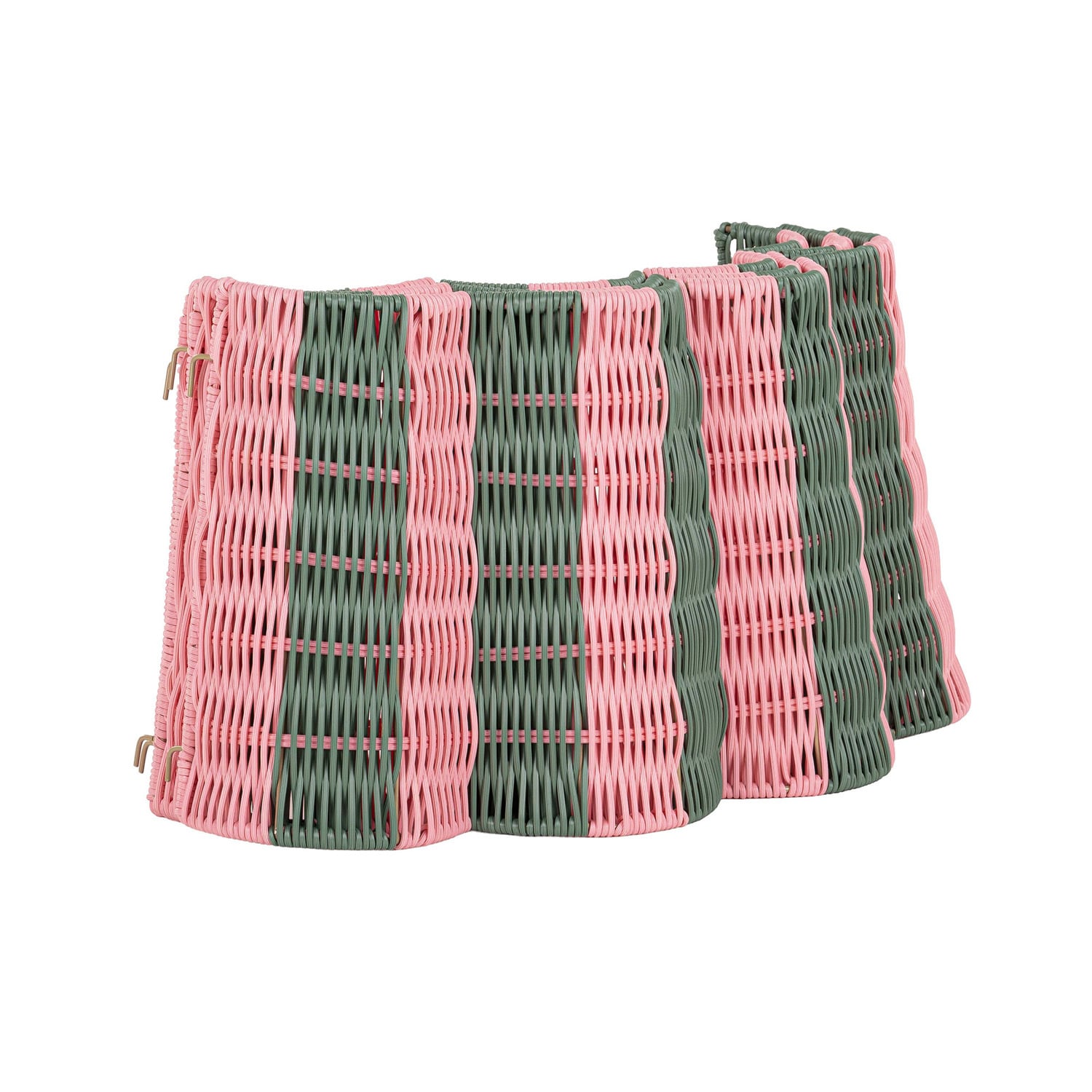 62cm Woven Scallop Stripe Tree Skirt