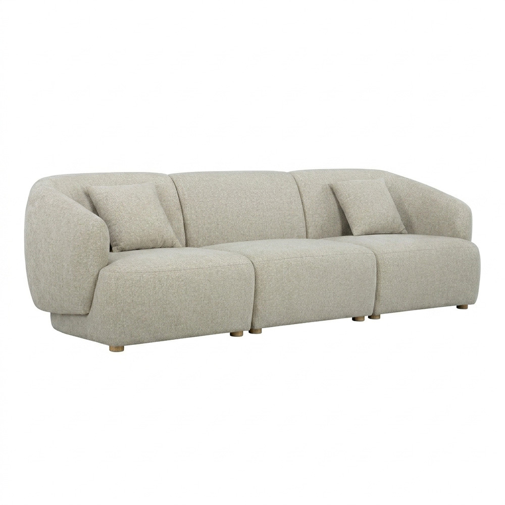 Crescent 3 Seater Sofa Set