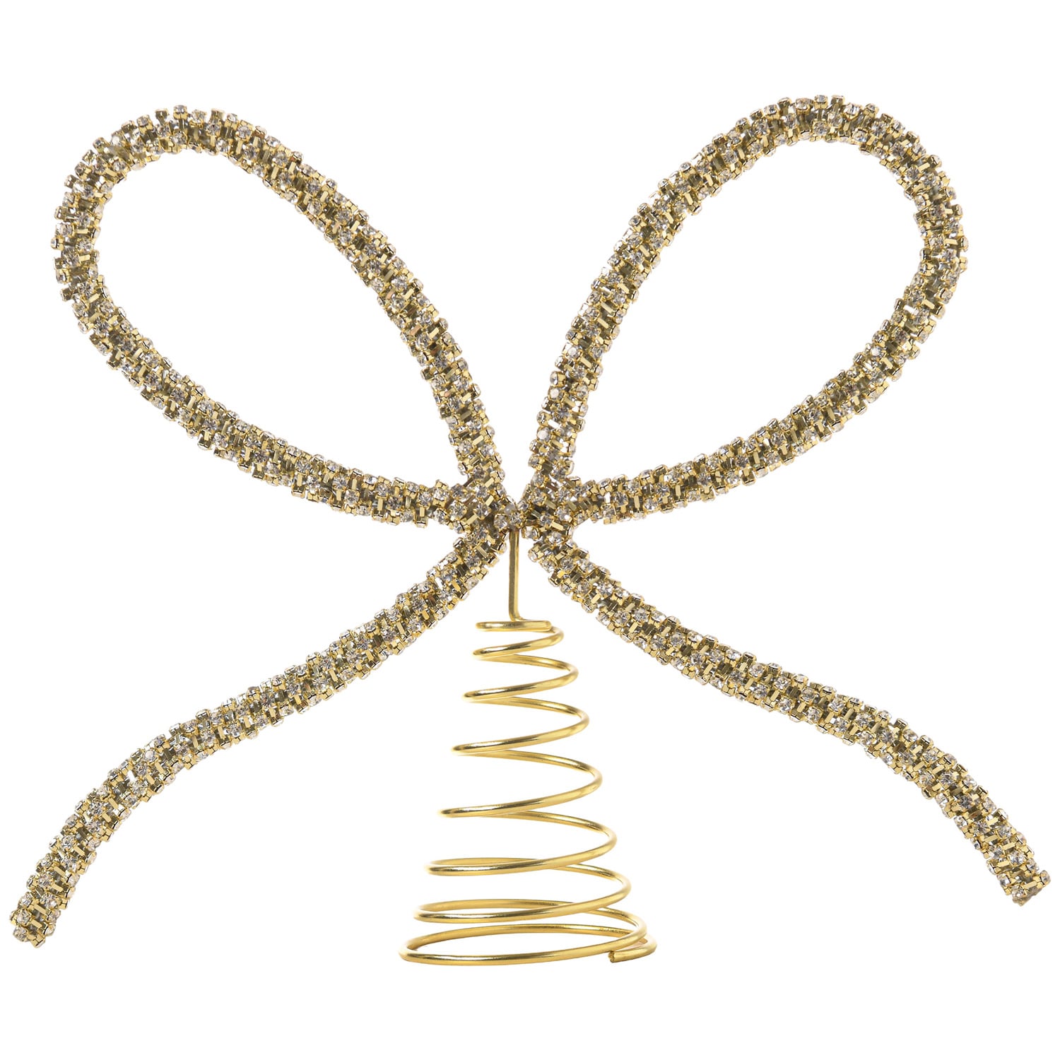Embellished Bow Christmas Tree Topper