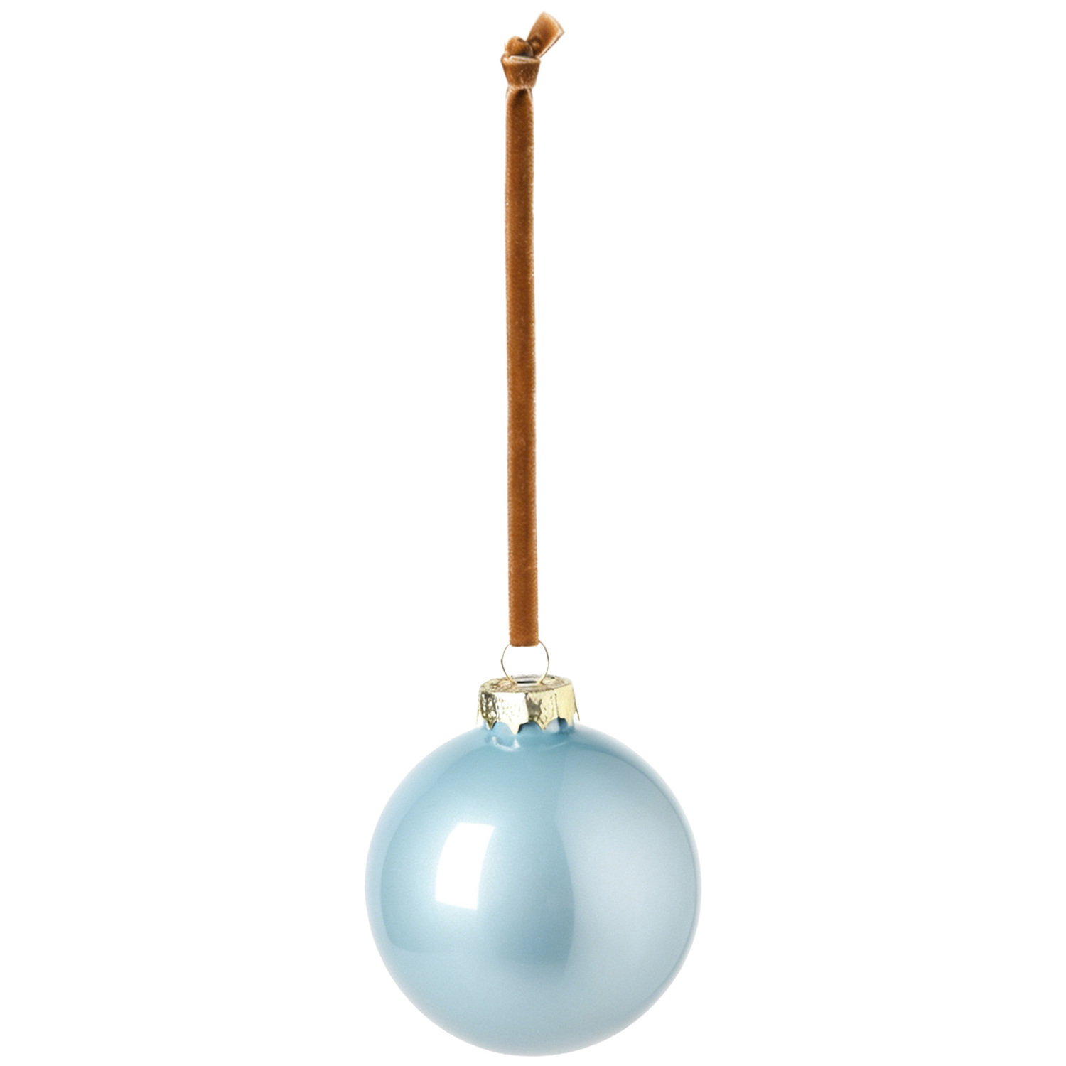 High-Gloss Glass Christmas Baubles