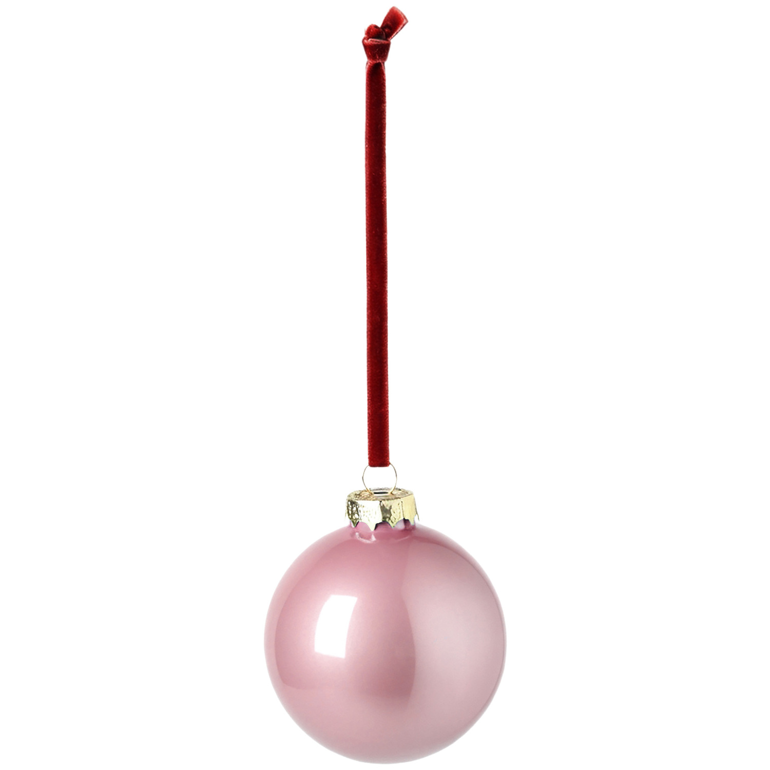 High-Gloss Glass Christmas Baubles