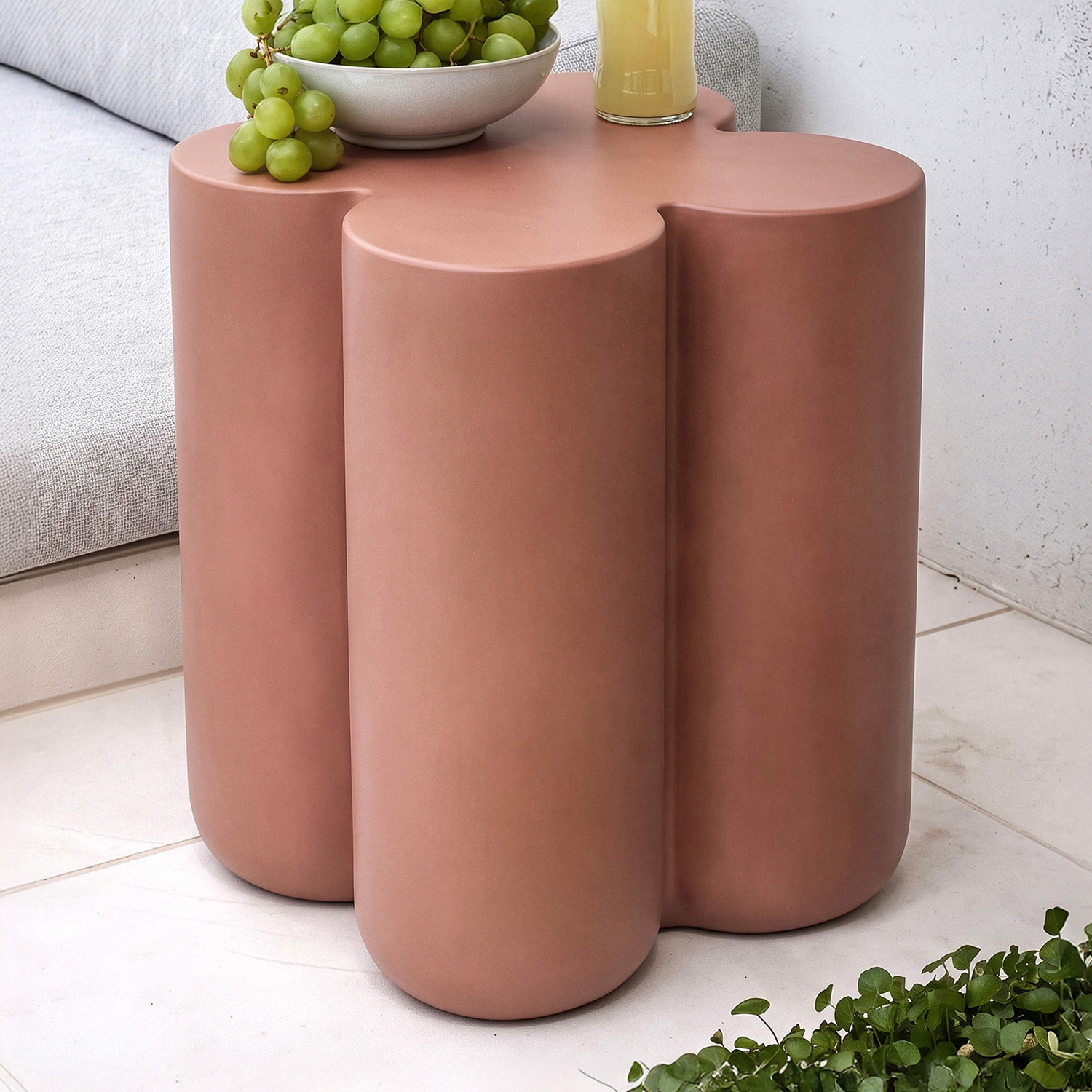 Bloom Fibrestone Outdoor Side Table