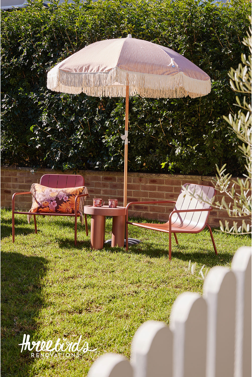 Otti Steel Outdoor Lounge Chair