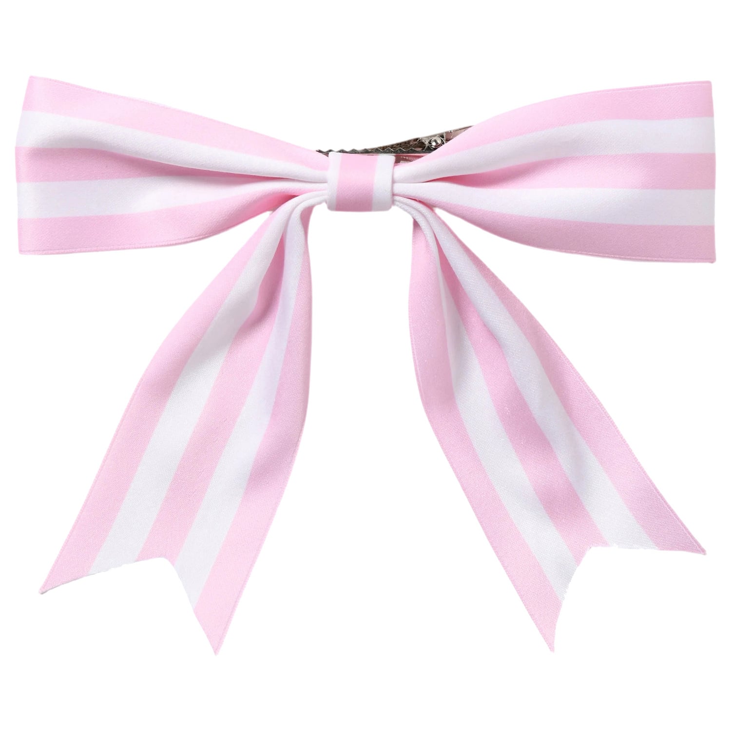 Stripe Bow Christmas Tree Clips