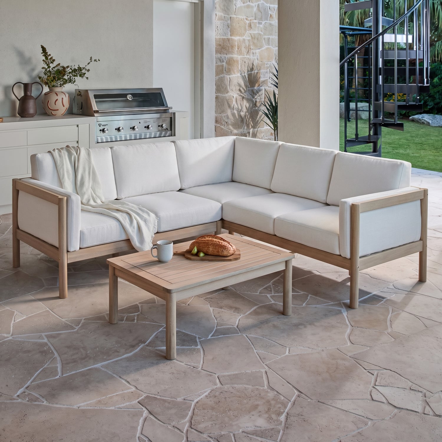 5 Seater River Outdoor Modular Sofa Set