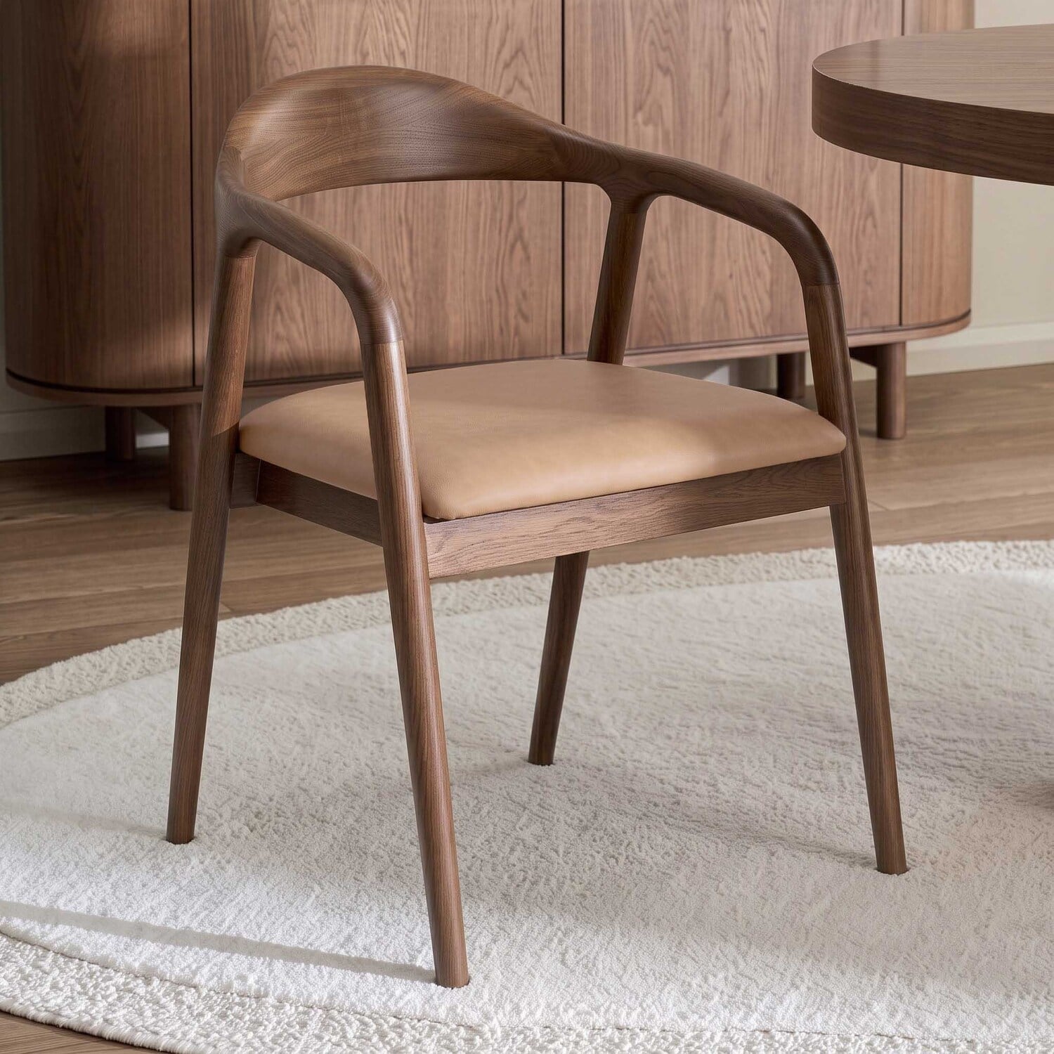 Jasper Solid Oak Wood Dining Chair