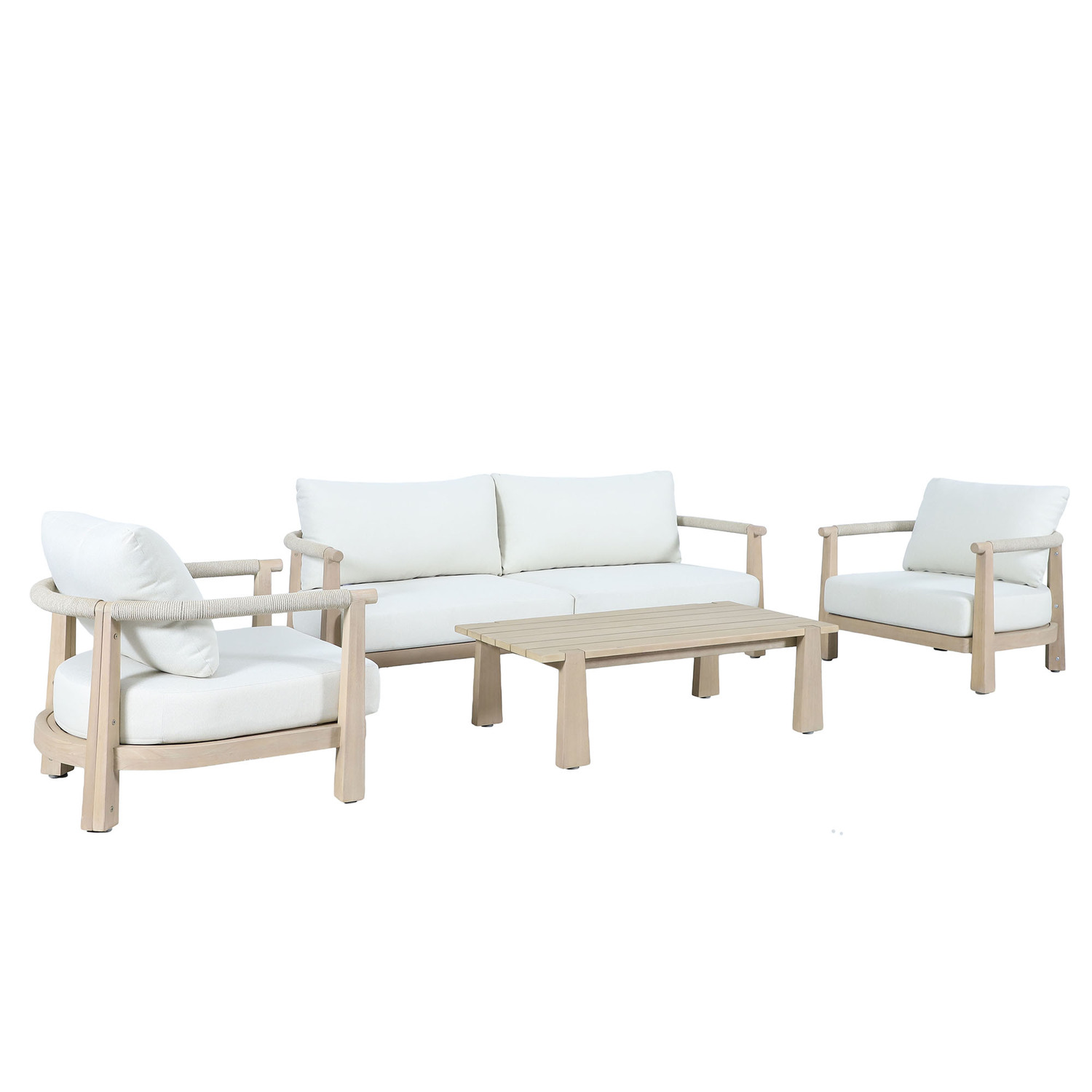 5 Seater Crescent Outdoor Lounge Set