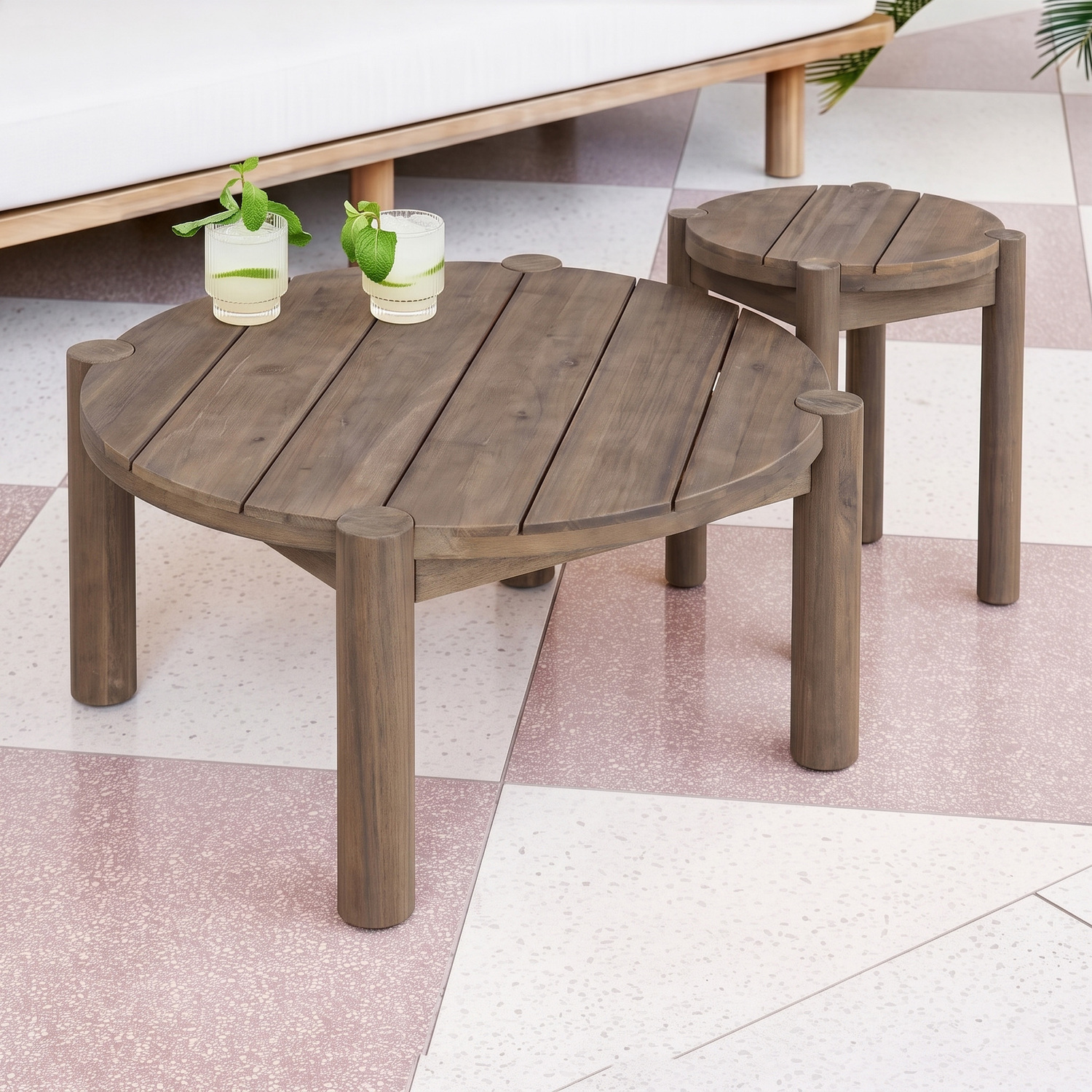 Jago Outdoor Side & Coffee Table Set