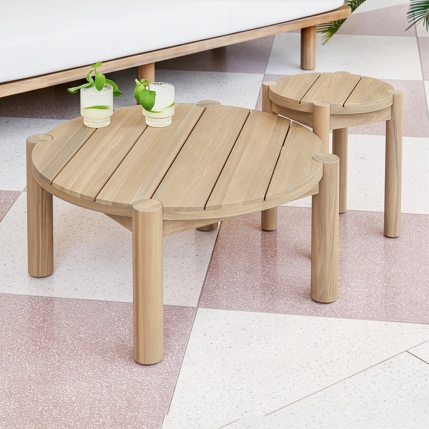 Jago Outdoor Side & Coffee Table Set