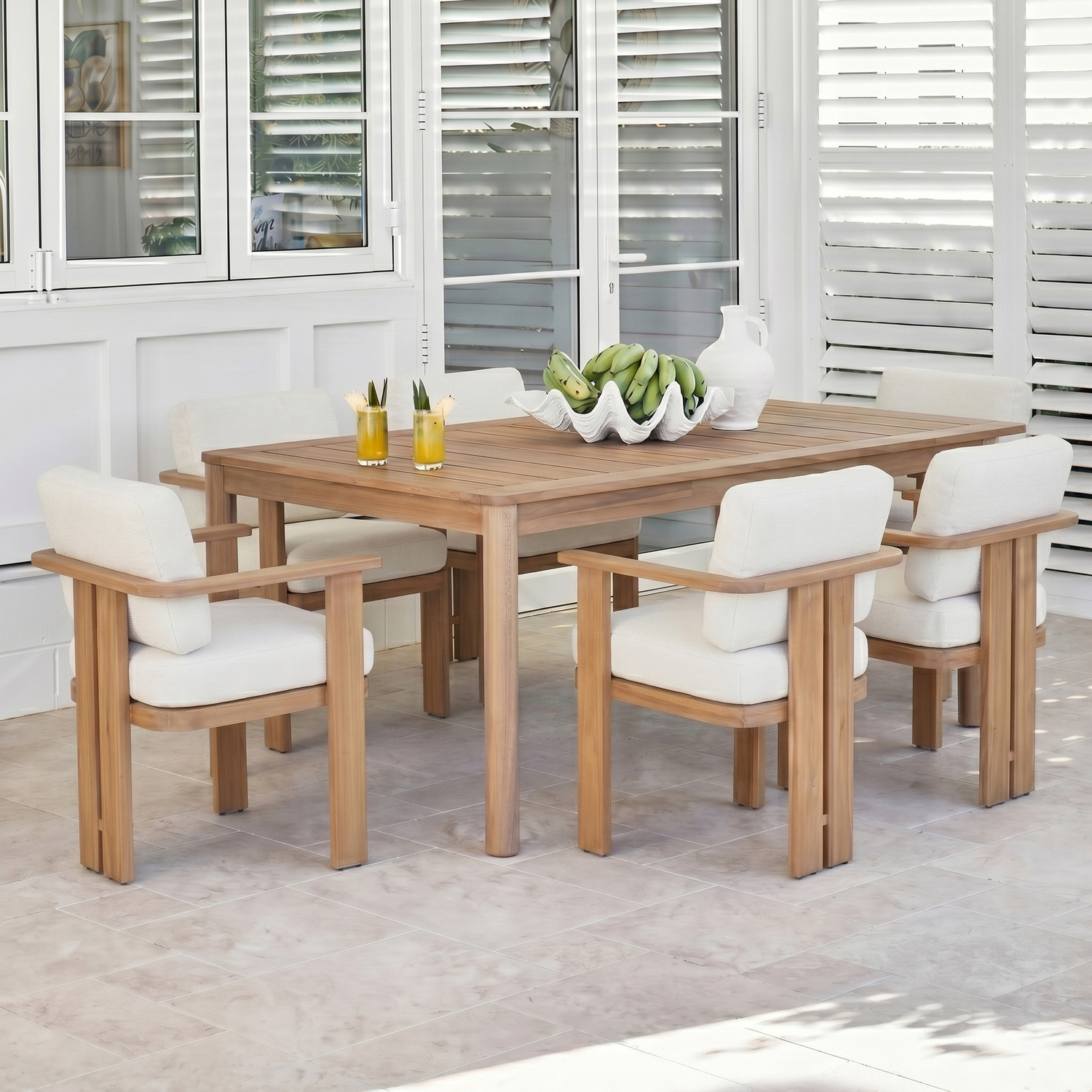 6 Seater Patmos & Regatta Outdoor Dining Set