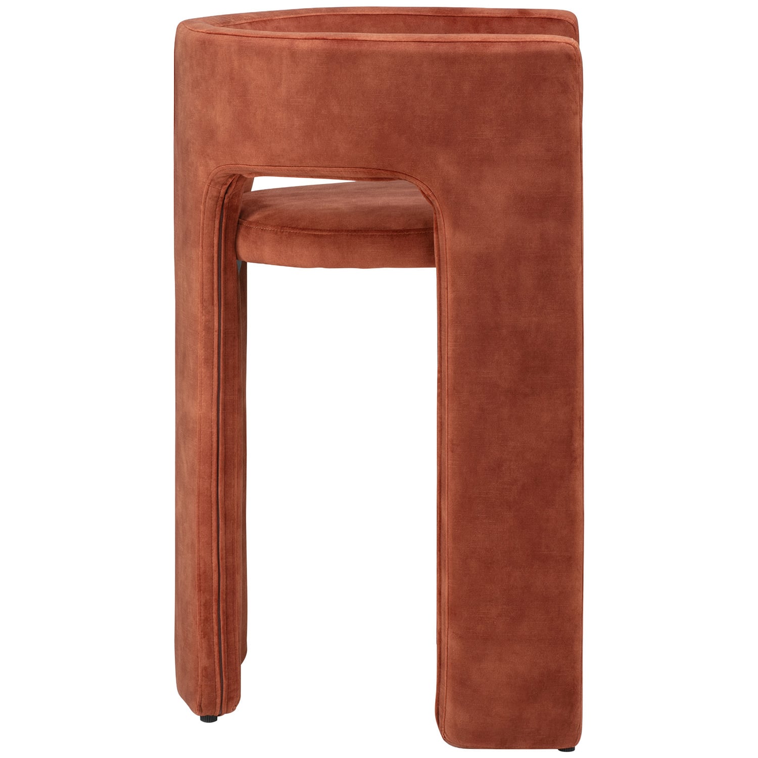 69cm Frederik Velvet Bar Stool