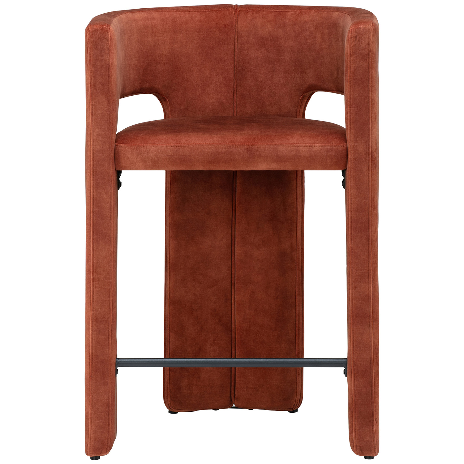 69cm Frederik Velvet Bar Stool
