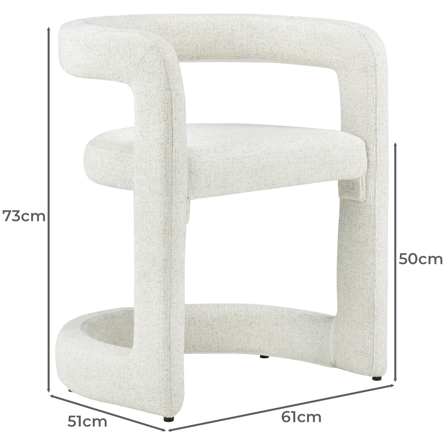 Lucera Chenille Dining Chair