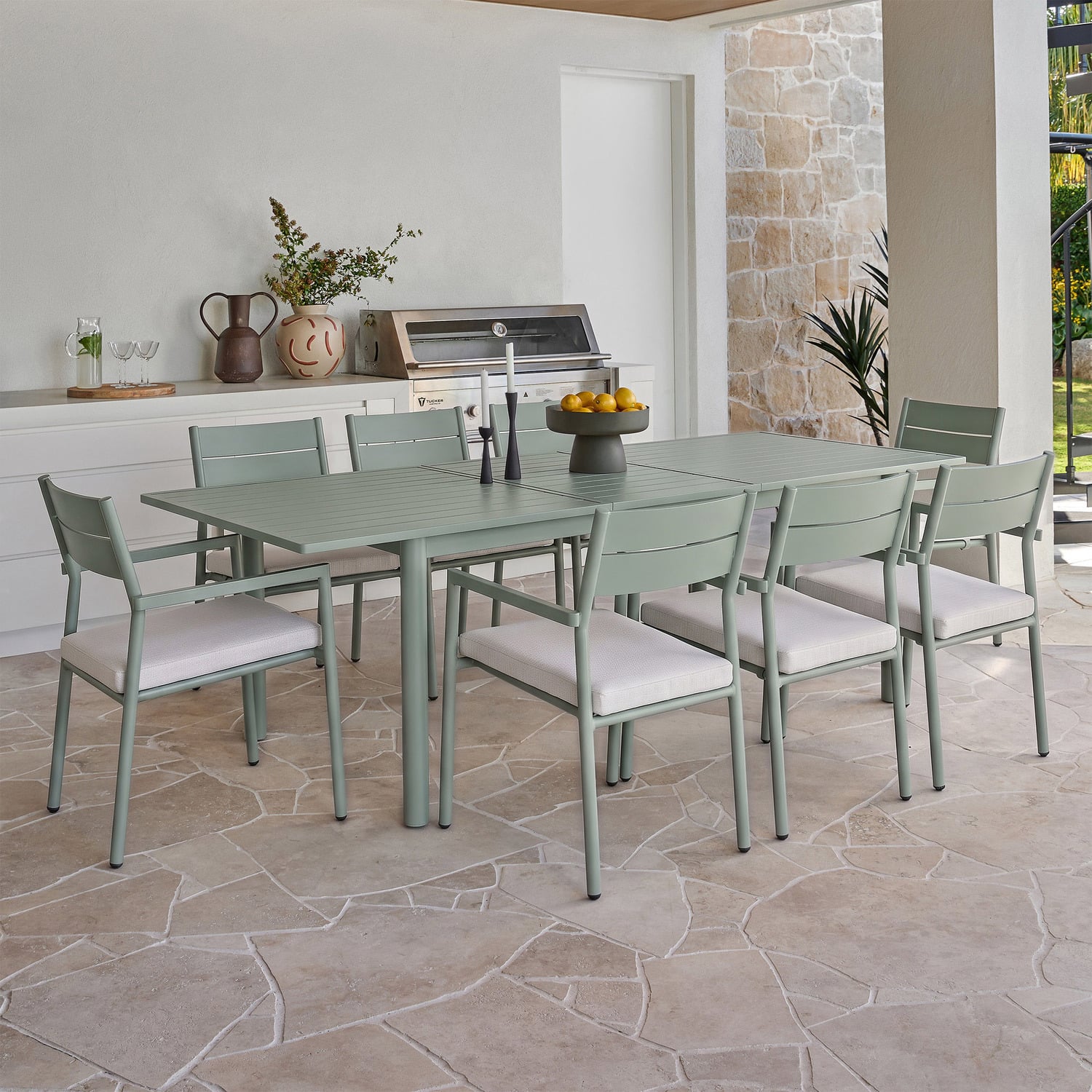8 Seater Kamari Extendable Outdoor Dining Table