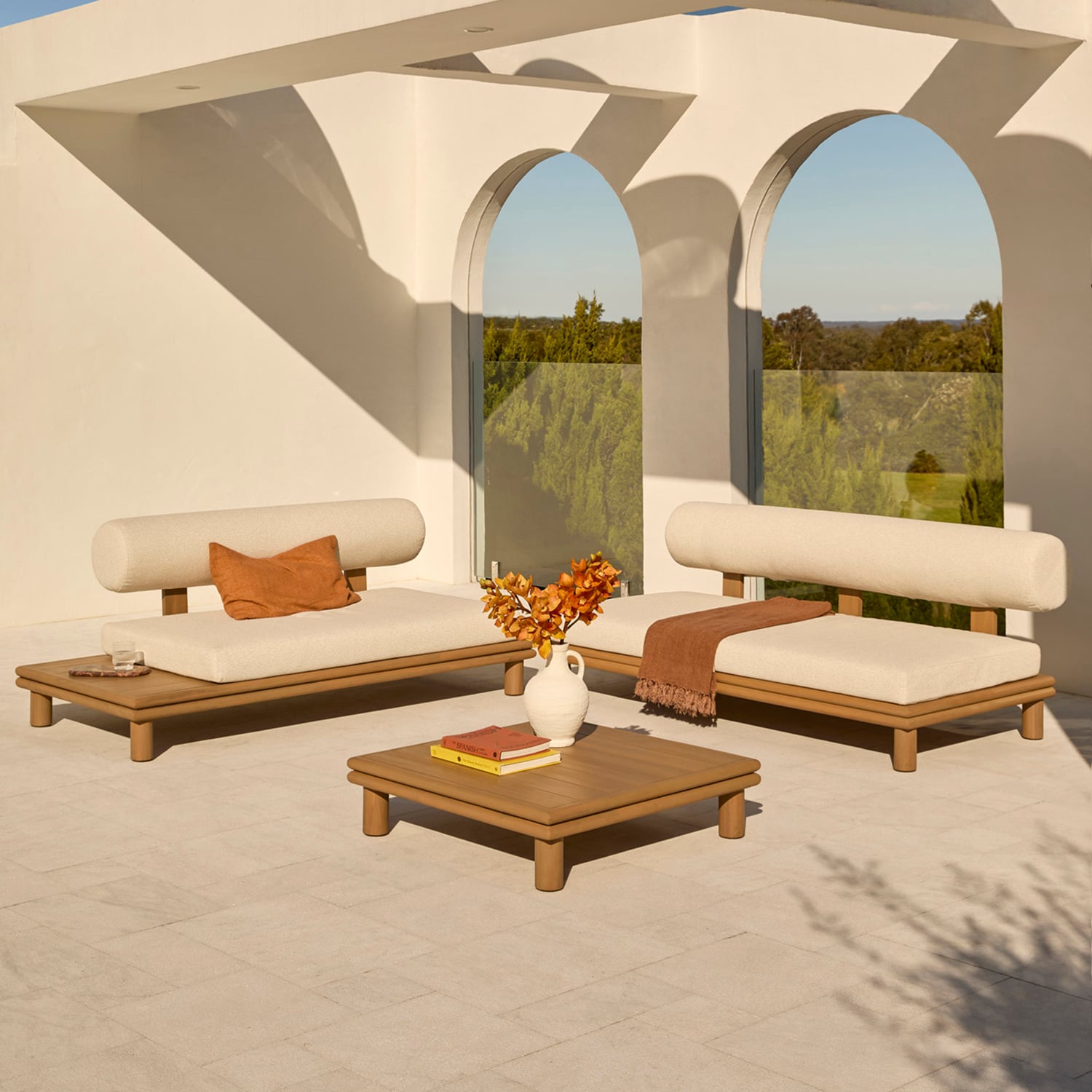 5 Seater Voyager Outdoor Modular Lounge Set