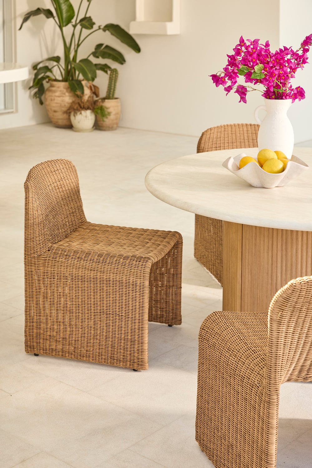 Amara Wicker Outdoor Dining Chairs