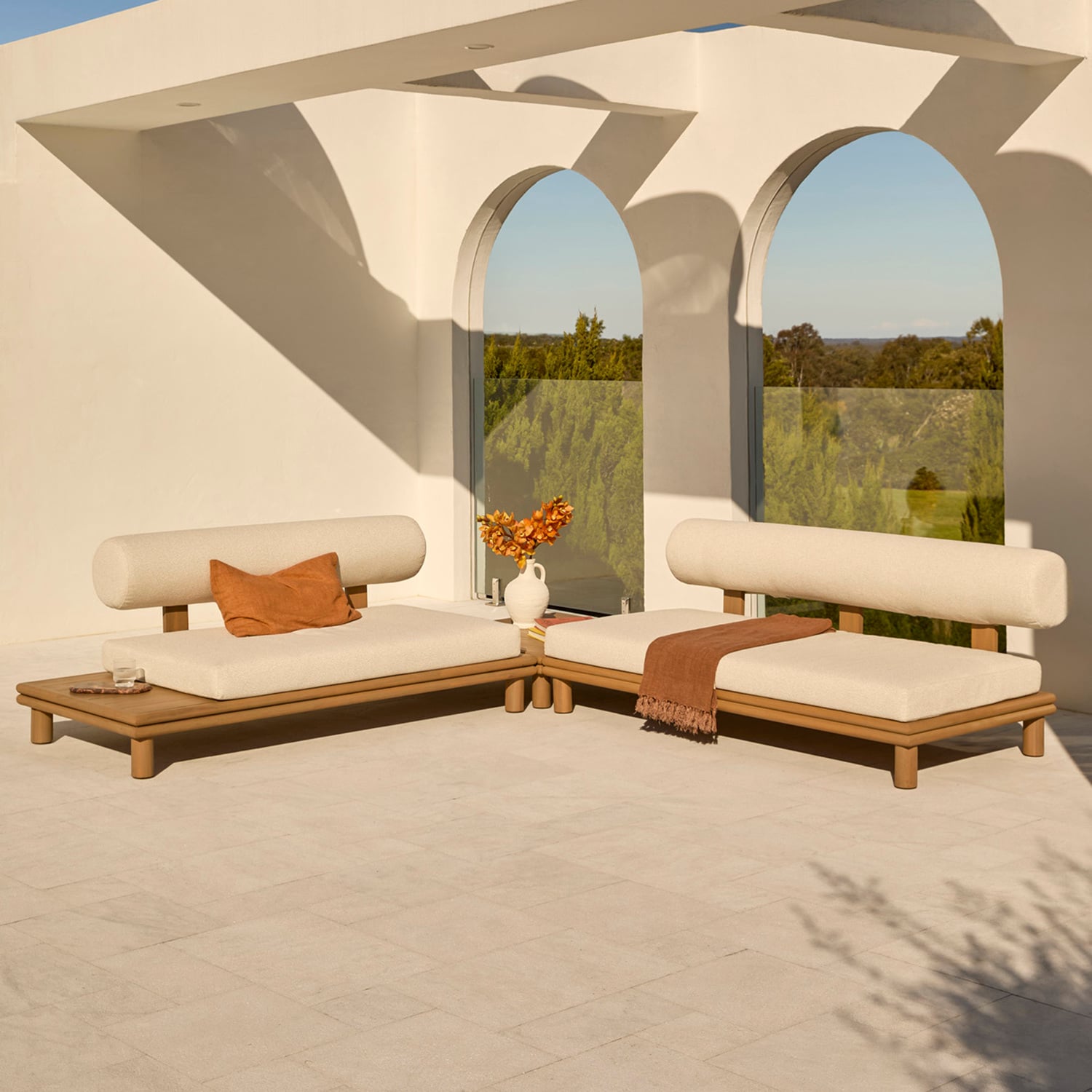 5 Seater Voyager Outdoor Modular Lounge Set