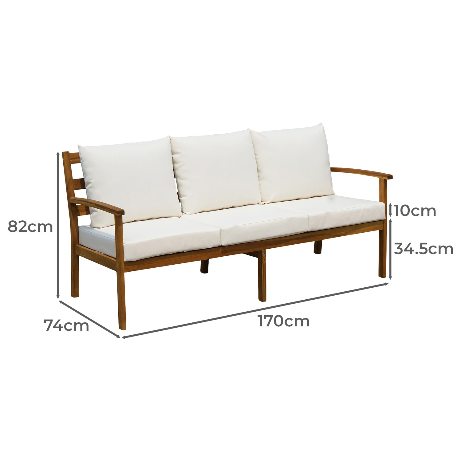 8 Seater Almora Outdoor Lounge Dining Set