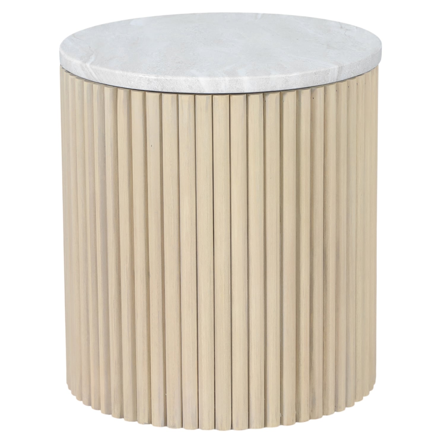 Como Eucalyptus Wood Outdoor Side Table
