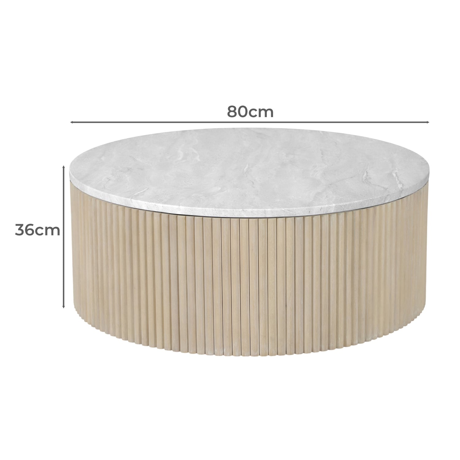 Como Eucalyptus Wood Outdoor Coffee Table
