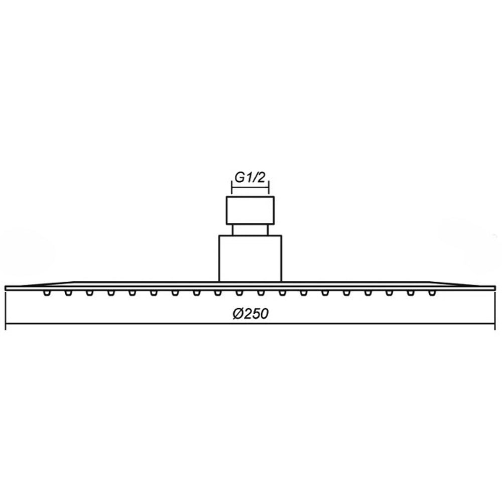 Clovelly 250mm Shower Head