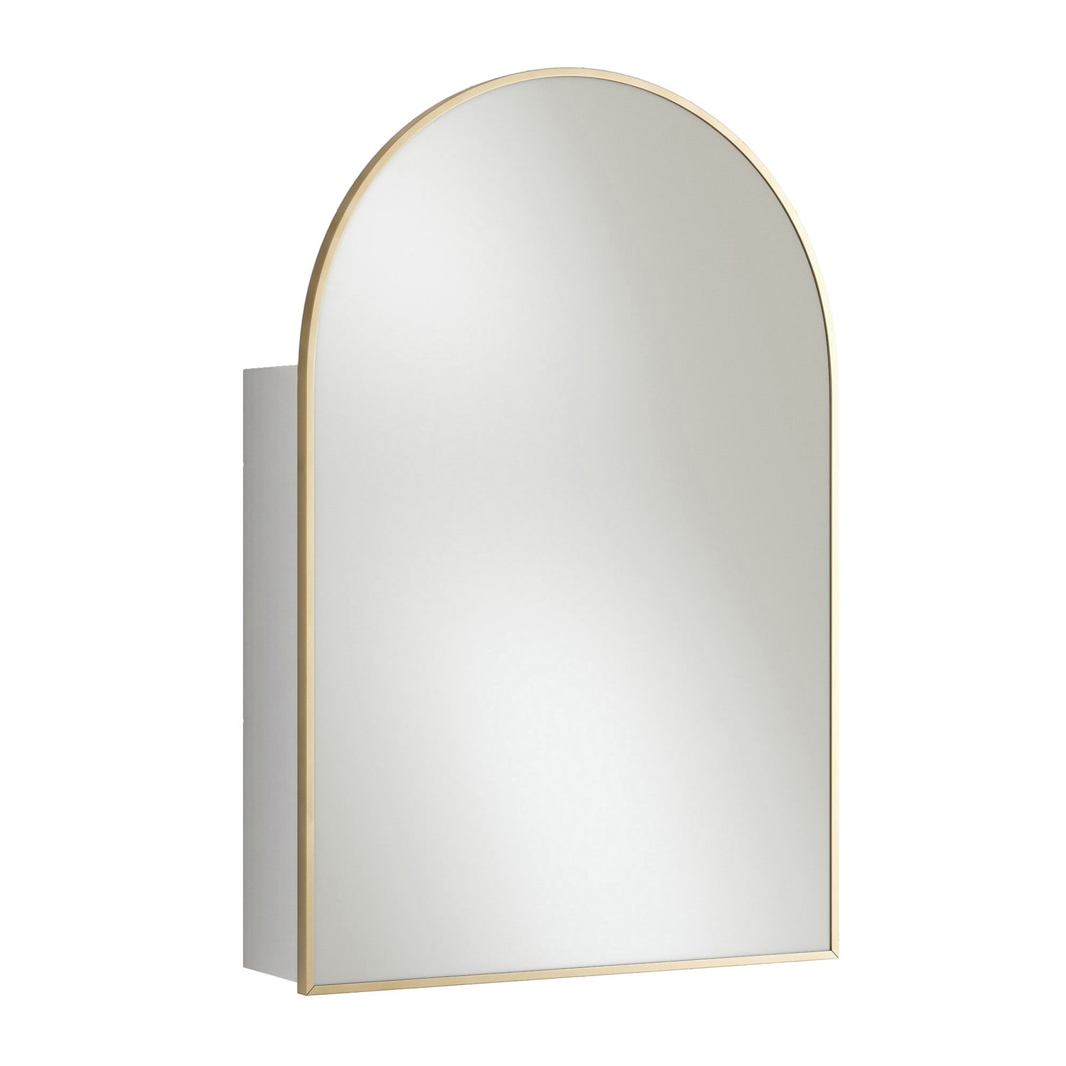 Liberty 600mm Arch Mirrored Shaving Cabinet with Shelves
