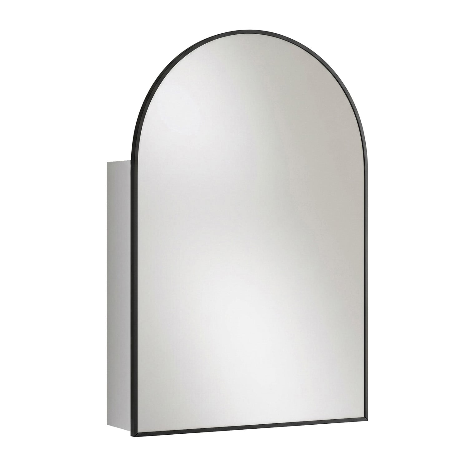 Liberty 600mm Arch Mirrored Shaving Cabinet with Shelves