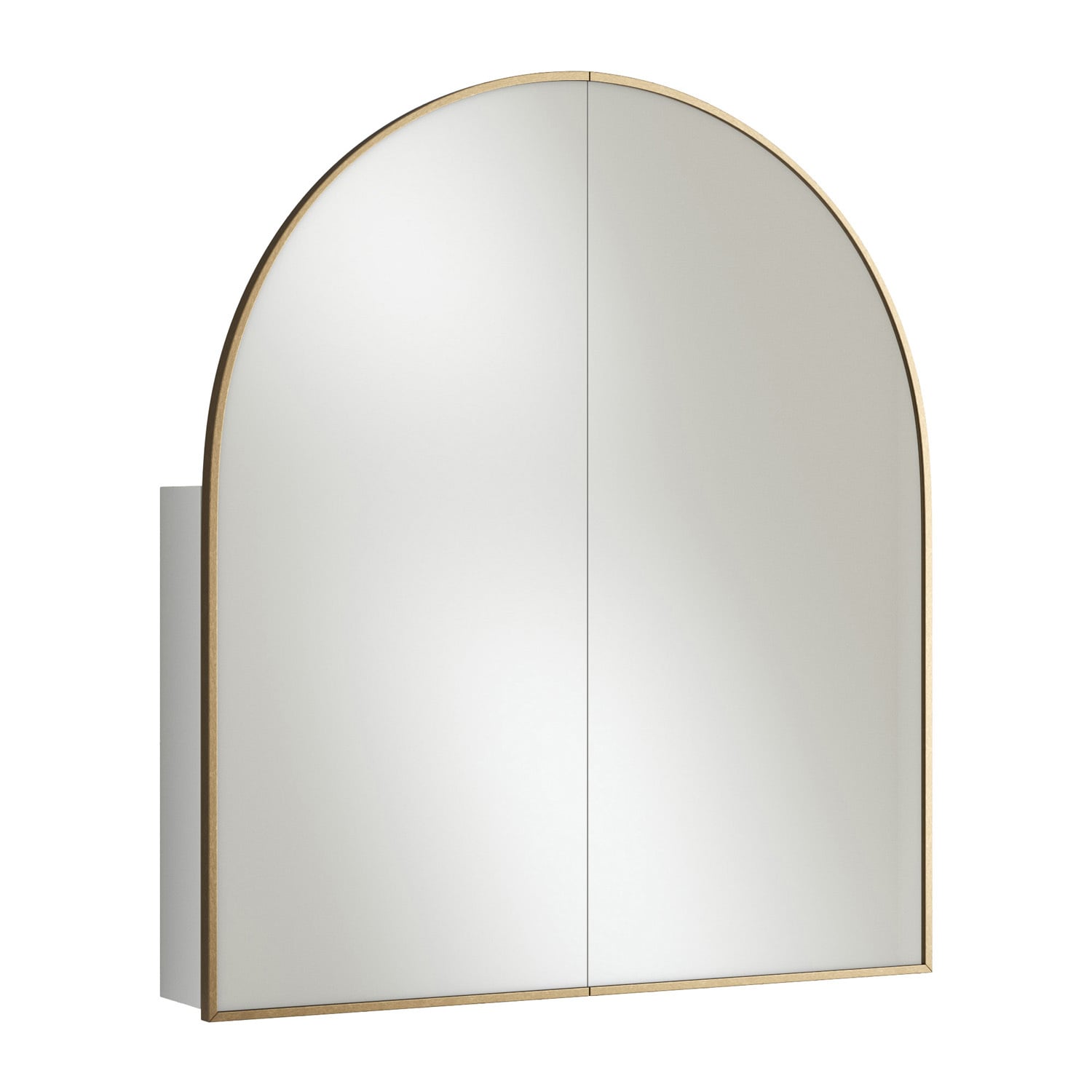 Liberty 800mm Arch Mirrored Shaving Cabinet with Shelves