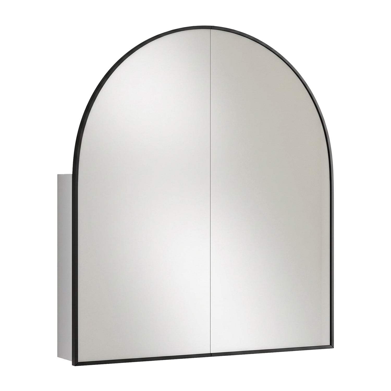 Liberty 800mm Arch Mirrored Shaving Cabinet with Shelves