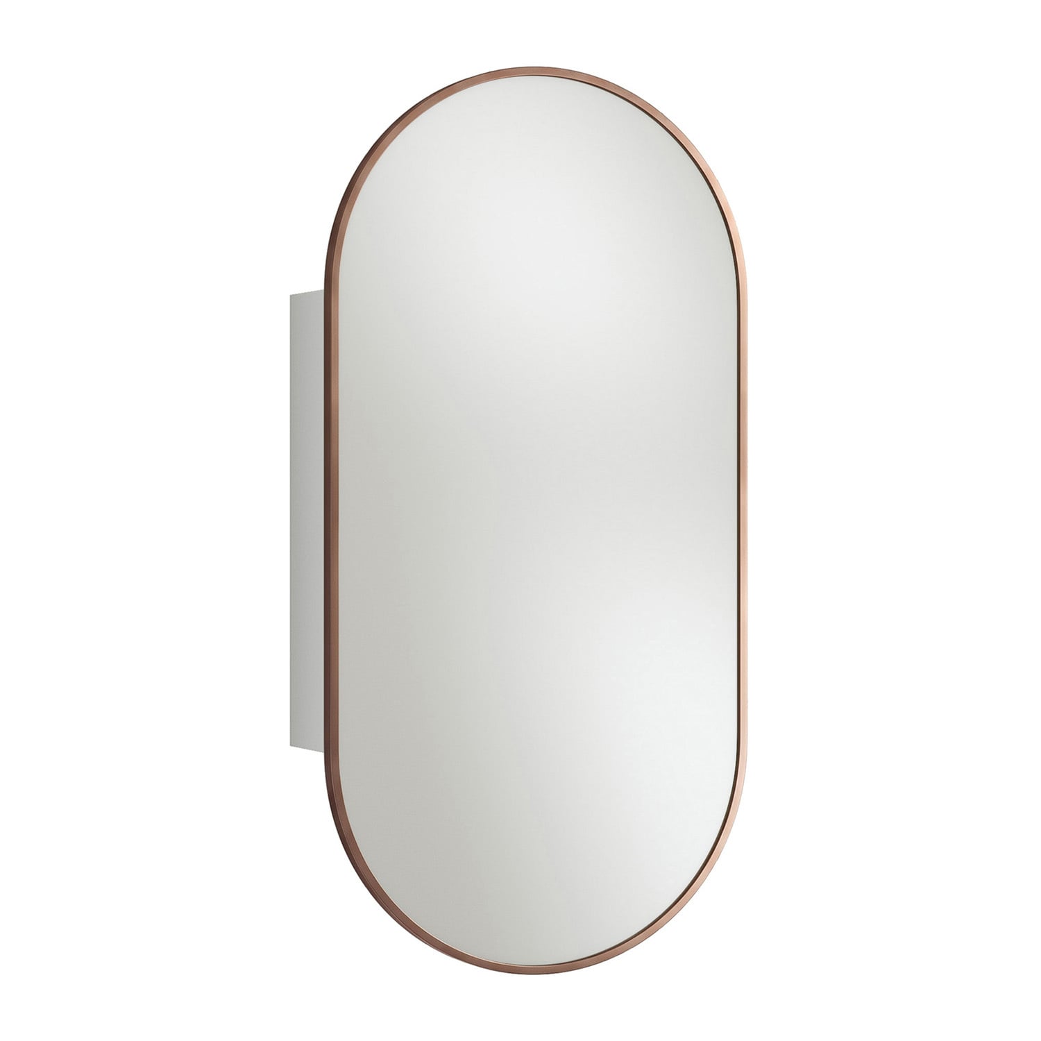 Liberty 450mm Pill Mirrored Shaving Cabinet with Shelves