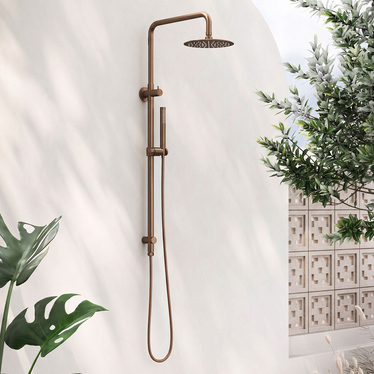Clovelly 316 Stainless Steel Outdoor Twin Shower