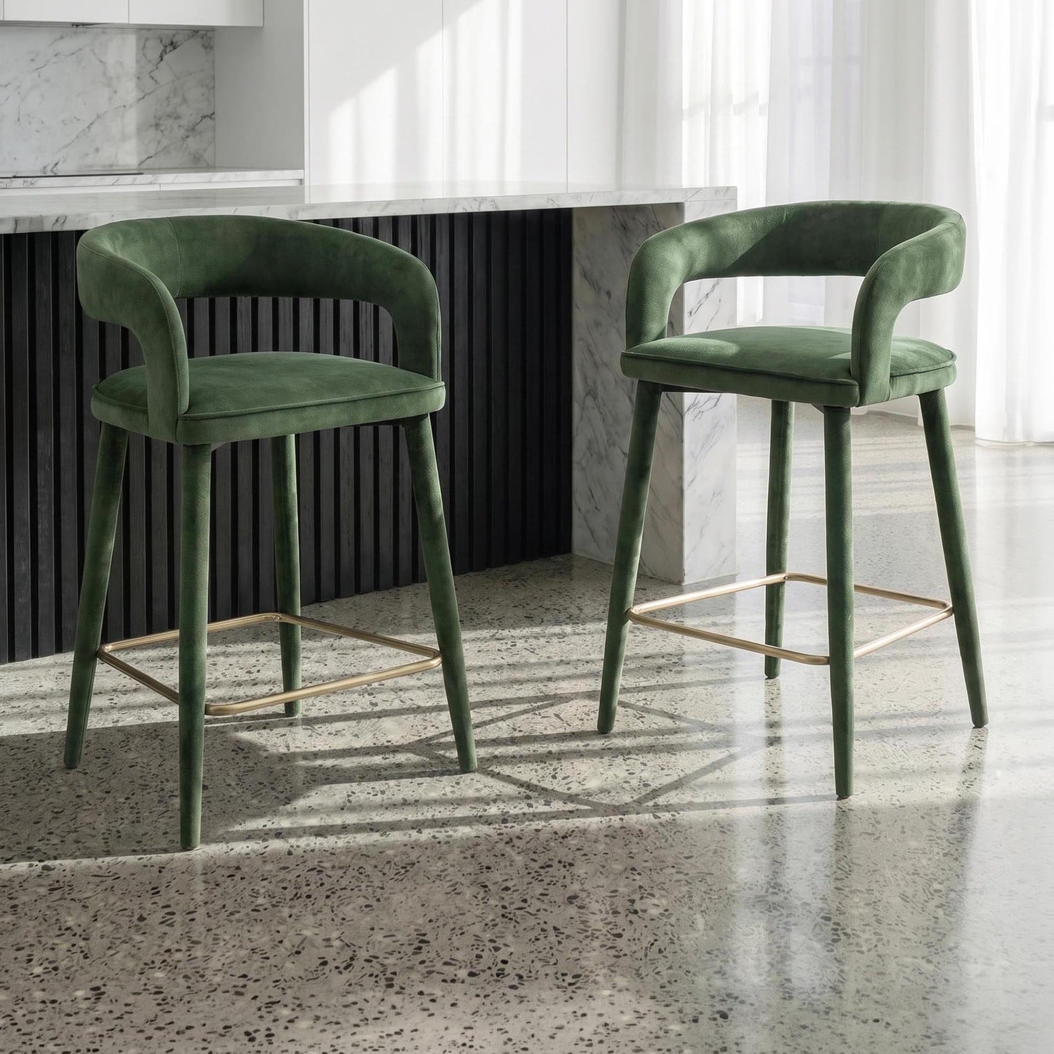 68cm Kristian Upholstered Bar Stools