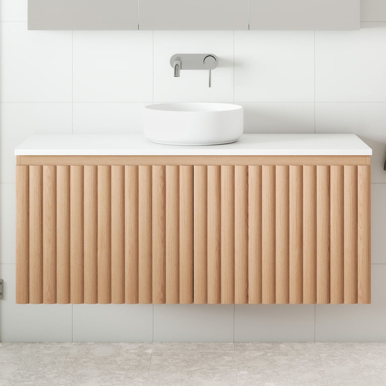 Rhea 1200mm Fluted Wall Hung Vanity