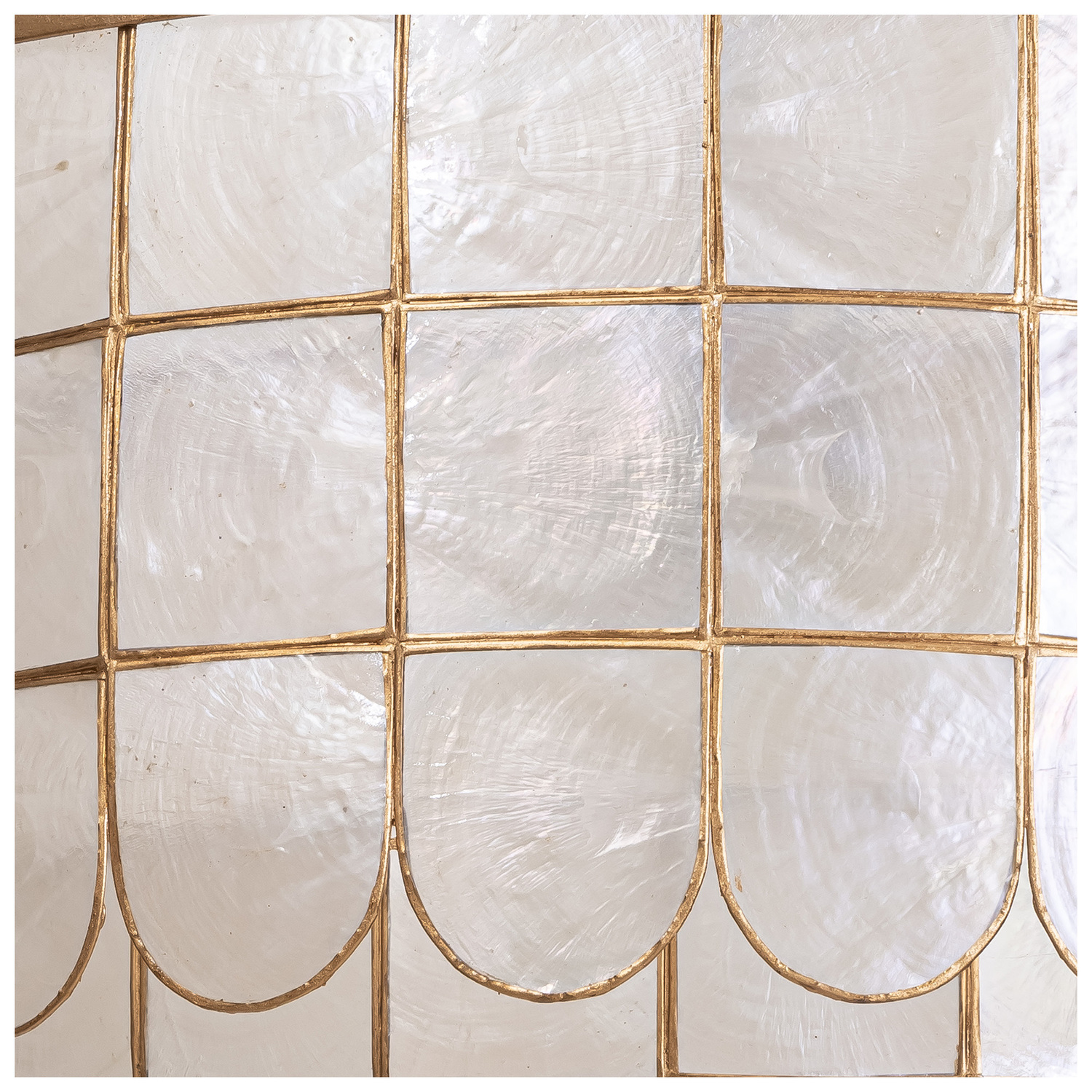 Idris Capiz Semi-Flush Ceiling Light