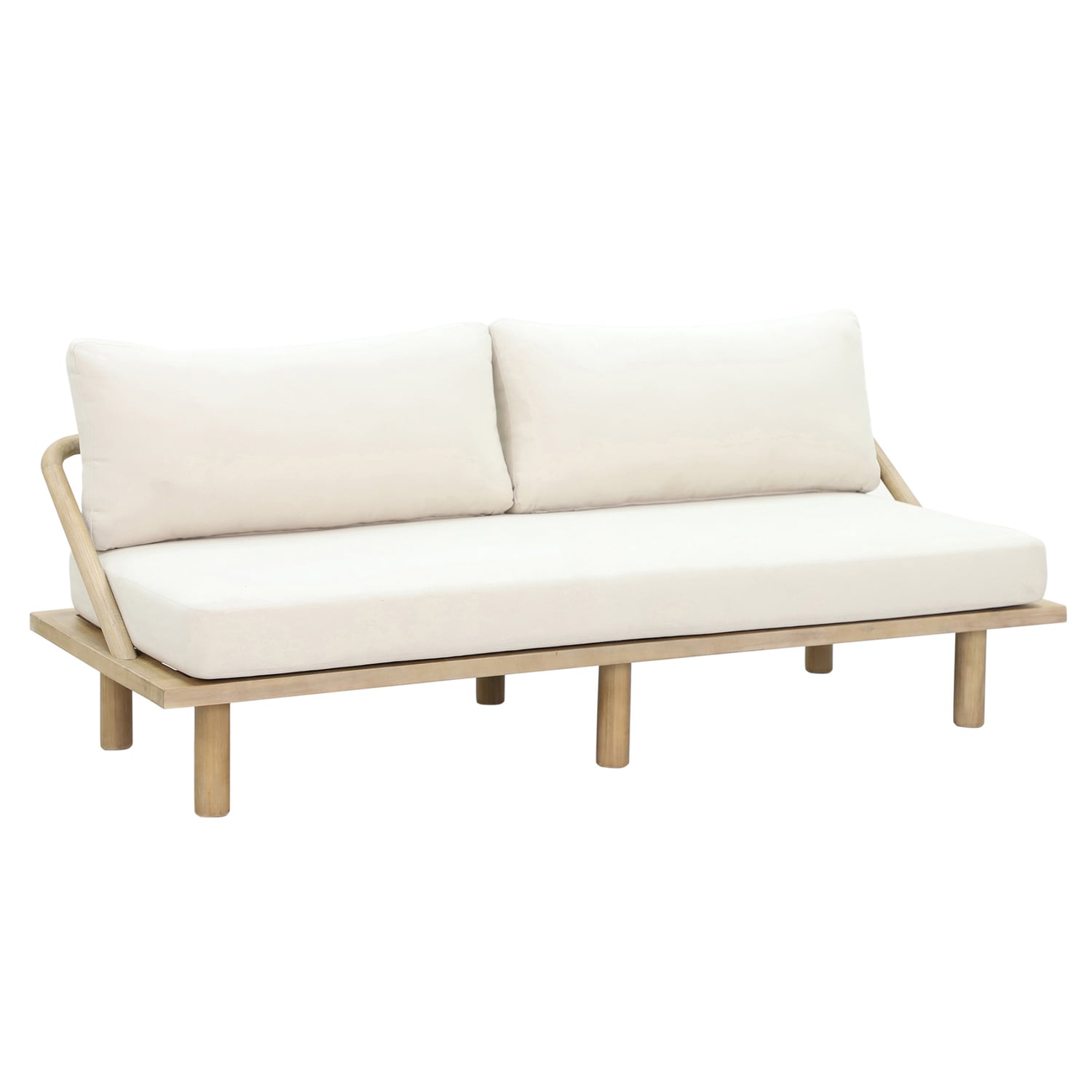 Bilgola Acacia Wood Outdoor Daybed & Lounge Chair Set