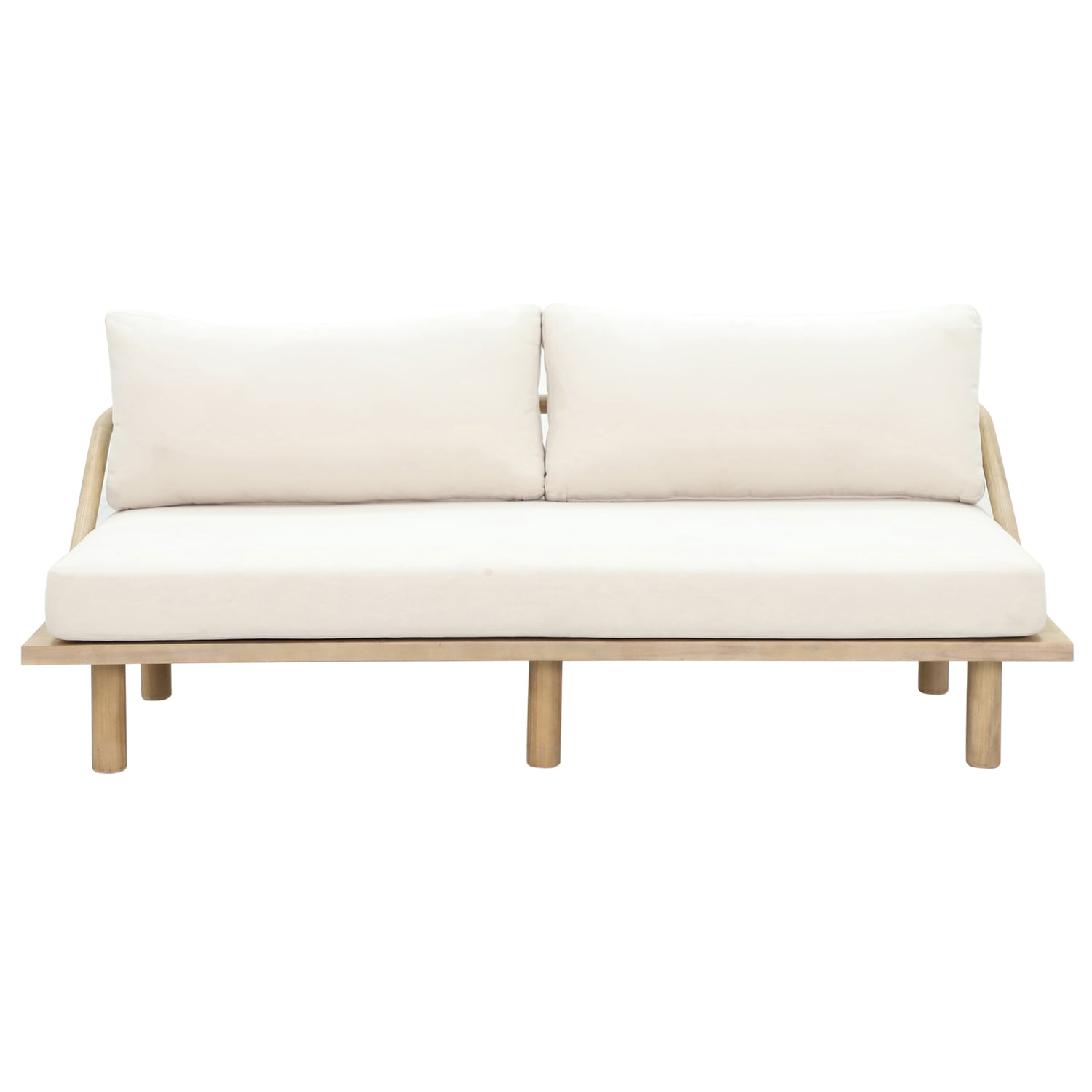 Bilgola Acacia Wood Outdoor Daybed & Lounge Chair Set