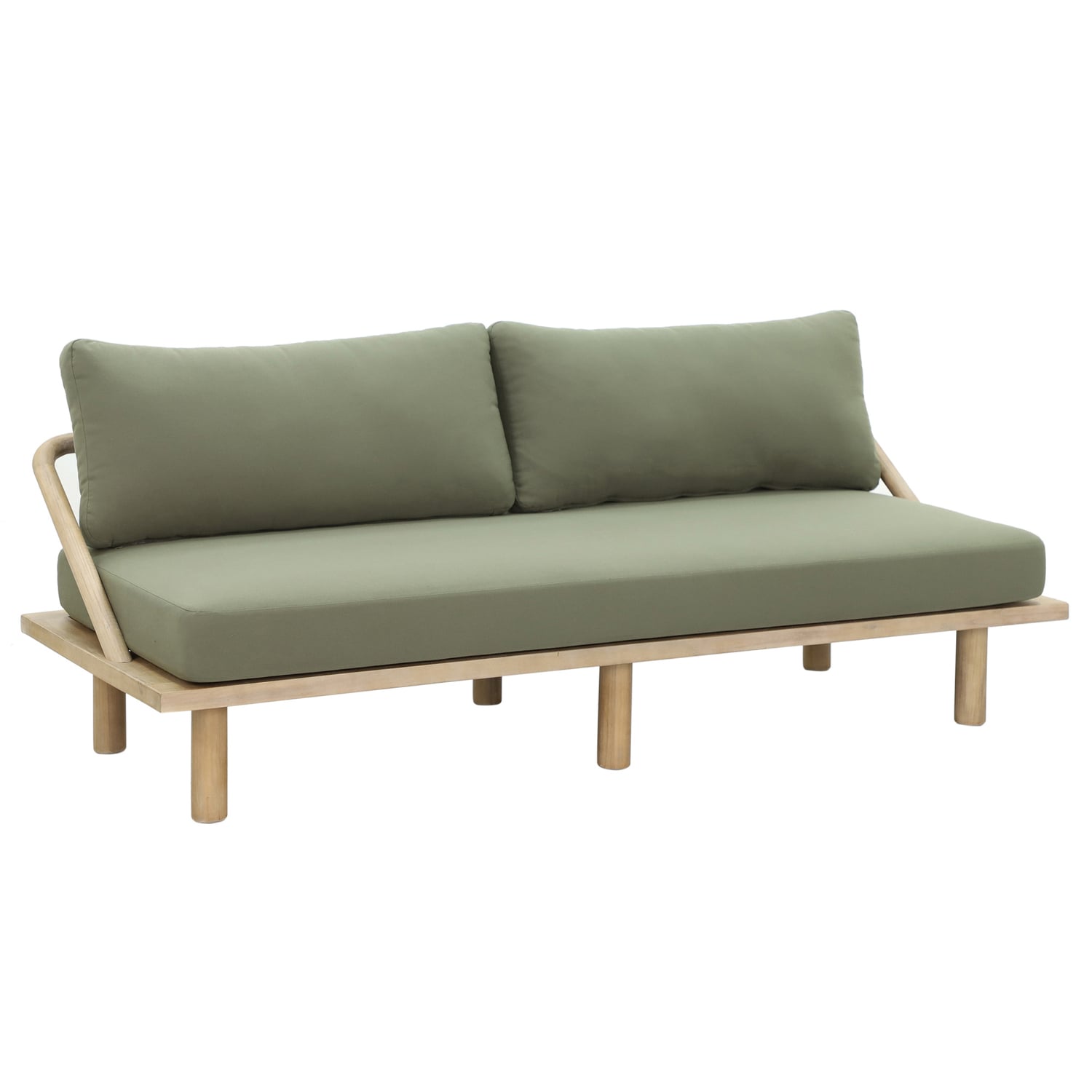 Bilgola Acacia Wood Outdoor Daybed & Lounge Chair Set