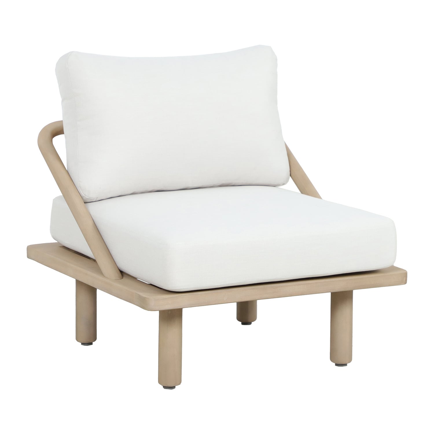 Bilgola Acacia Wood Outdoor Daybed & Lounge Chair Set