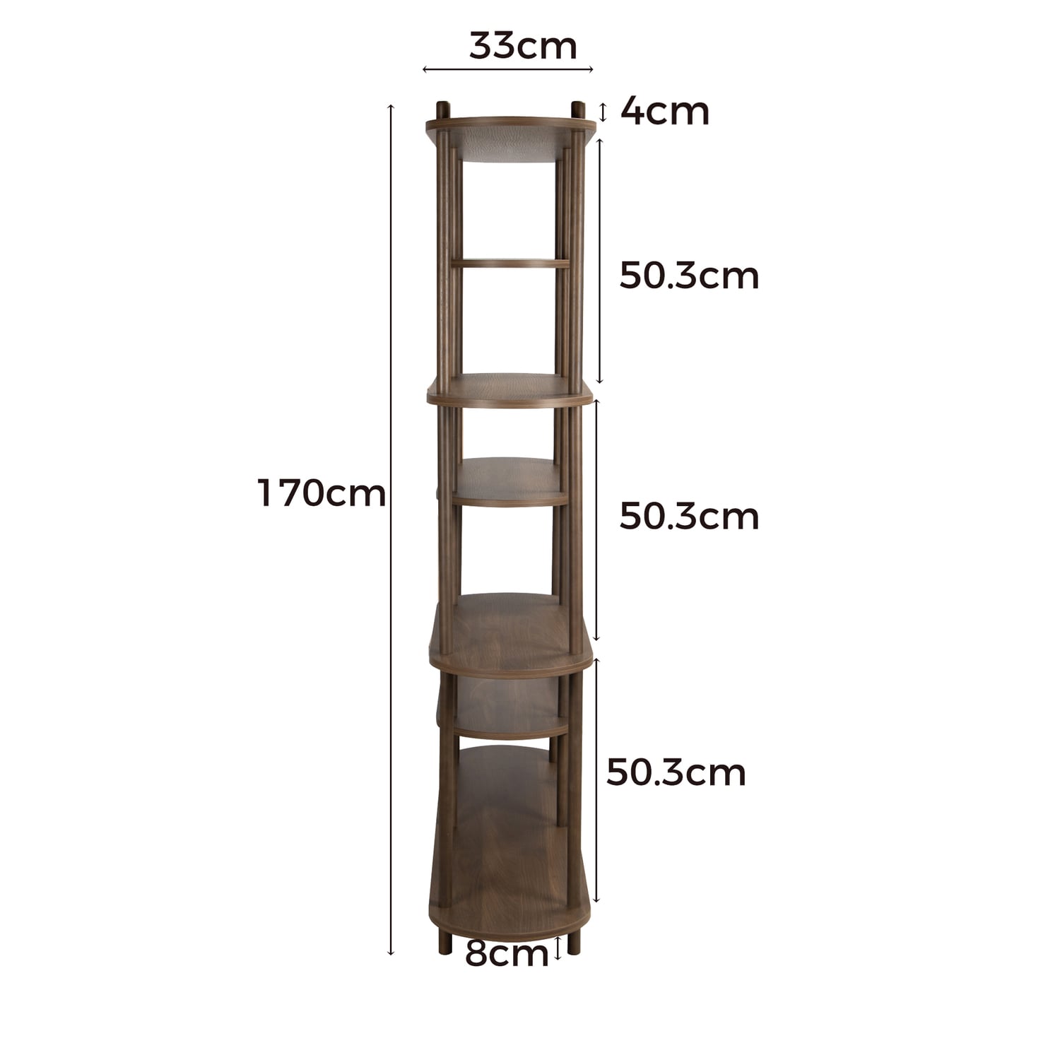 Betty 7 Tier Bookcase
