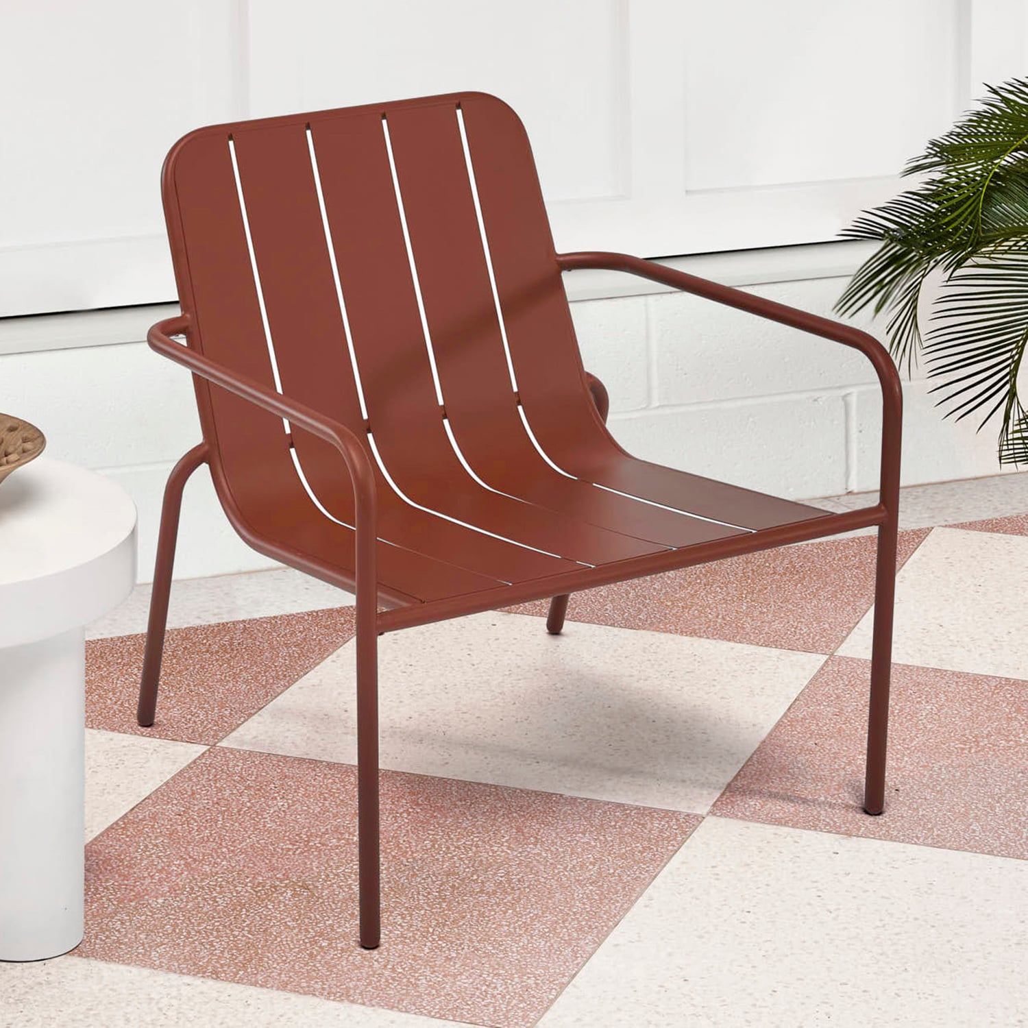 Otti Steel Outdoor Lounge Chair