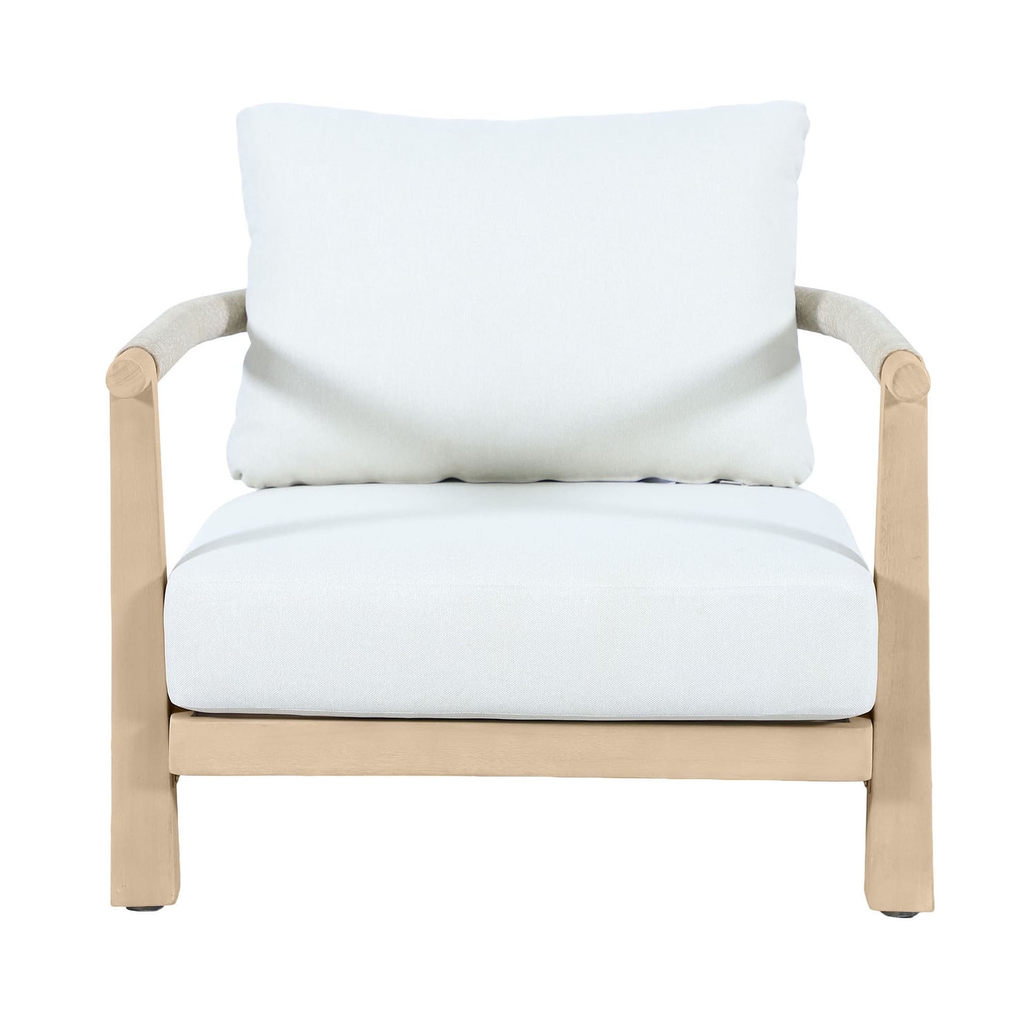 6 Seater Crescent Eucalyptus Wood Outdoor Lounge Set