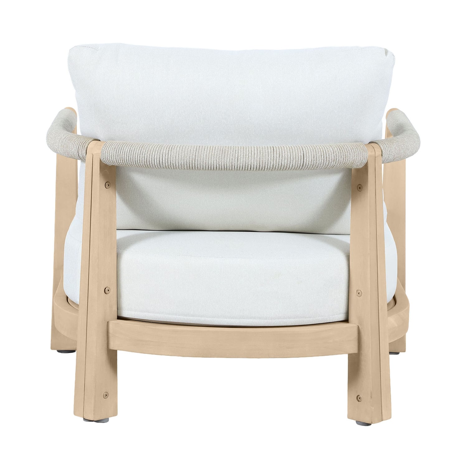 6 Seater Crescent Eucalyptus Wood Outdoor Lounge Set