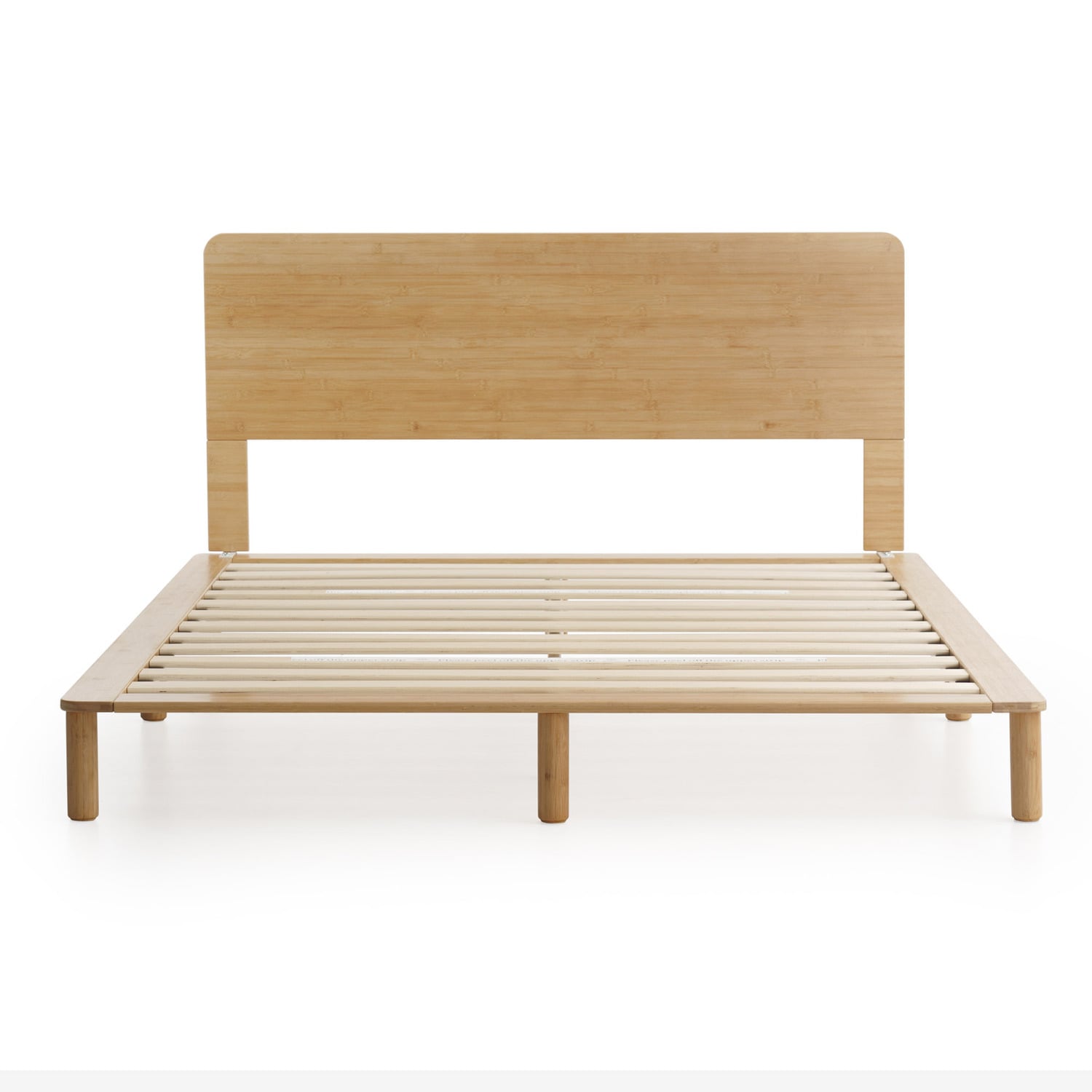 Portia Bamboo Bed Frame & Medium Luxury Pocket Spring Mattress Set