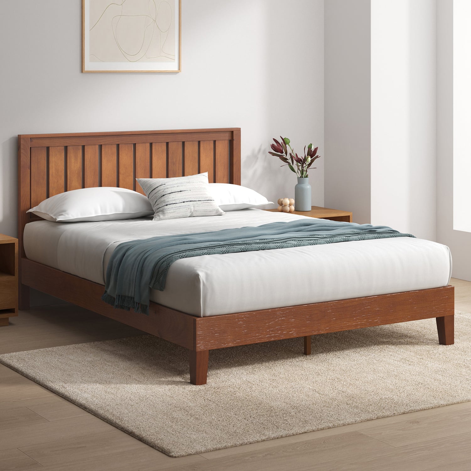 Kinsley Bed Frame & Medium Luxury Pocket Spring Mattress